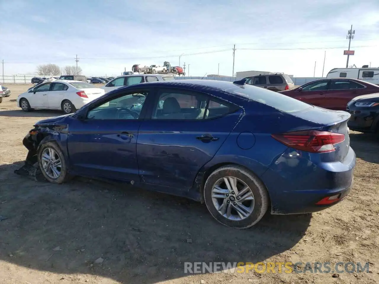 2 fotografías del automóvil dañado 5NPD84LF7LH578069 HYUNDAI ELANTRA 2020