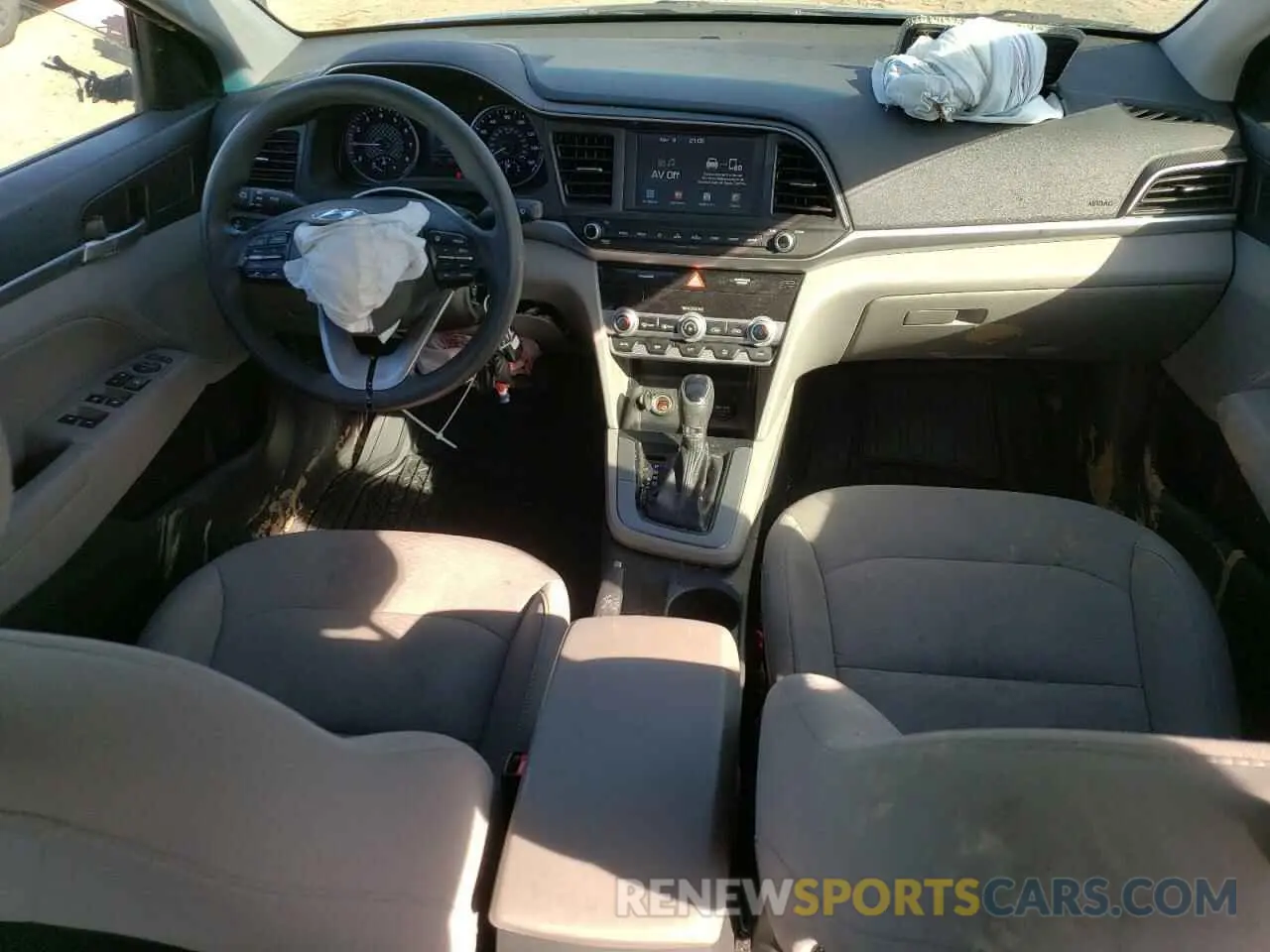 8 fotografías del automóvil dañado 5NPD84LF7LH578069 HYUNDAI ELANTRA 2020