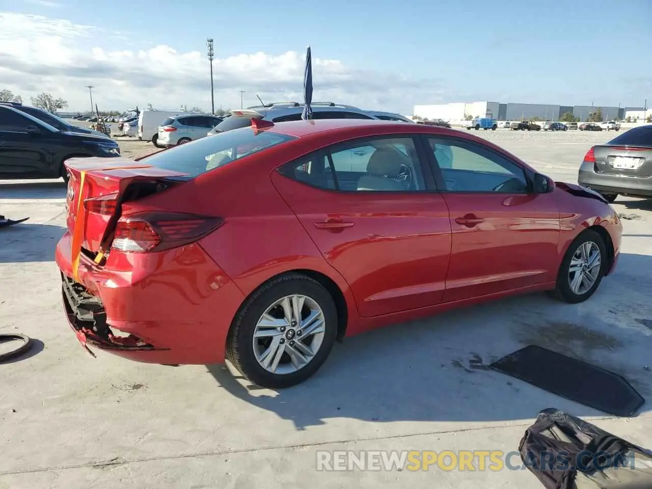 3 fotografías del automóvil dañado 5NPD84LF7LH603522 HYUNDAI ELANTRA 2020