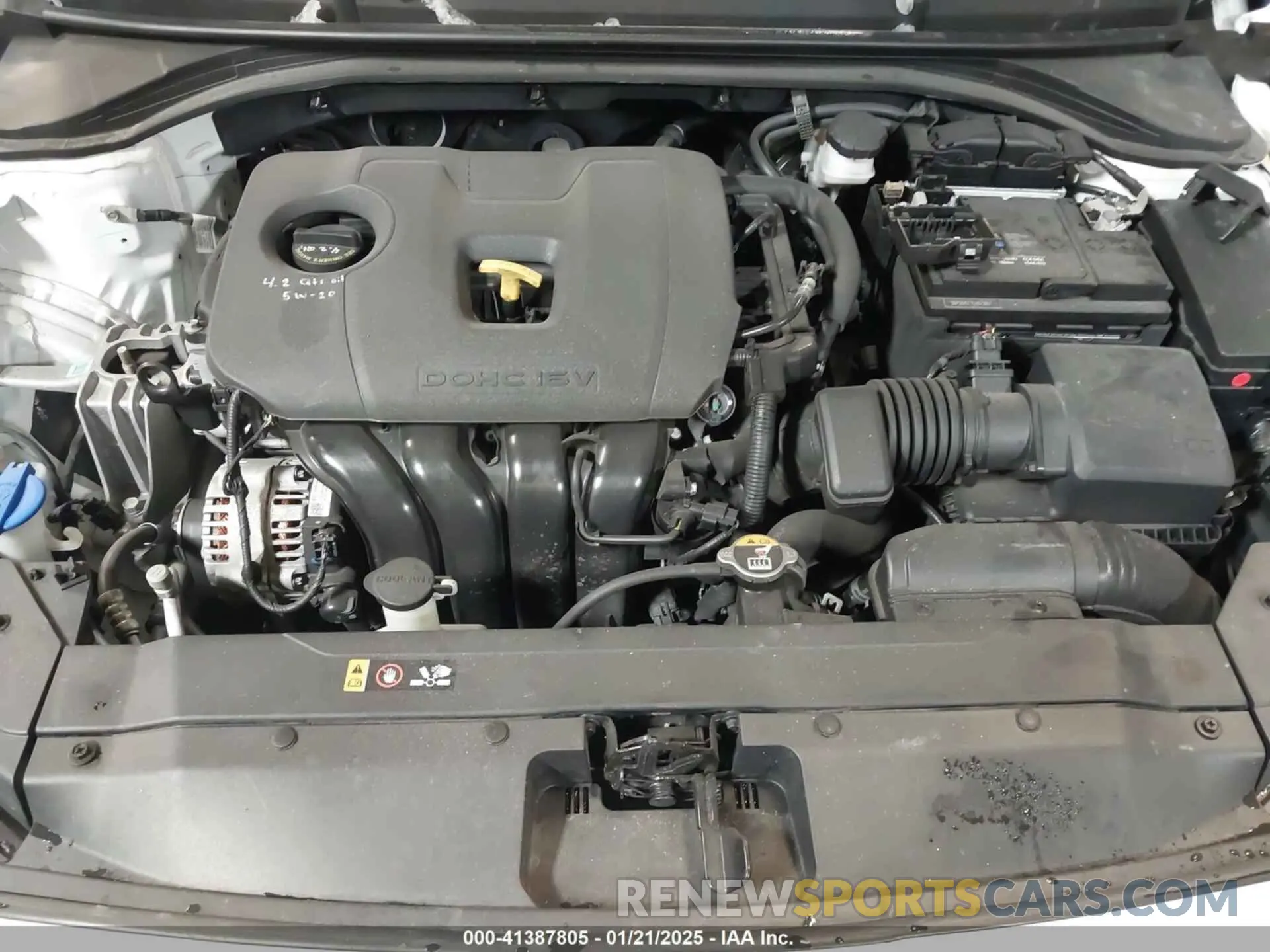 10 fotografías del automóvil dañado 5NPD84LF7LH613807 HYUNDAI ELANTRA 2020
