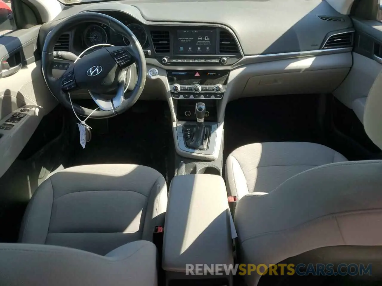 8 fotografías del automóvil dañado 5NPD84LF7LH621714 HYUNDAI ELANTRA 2020