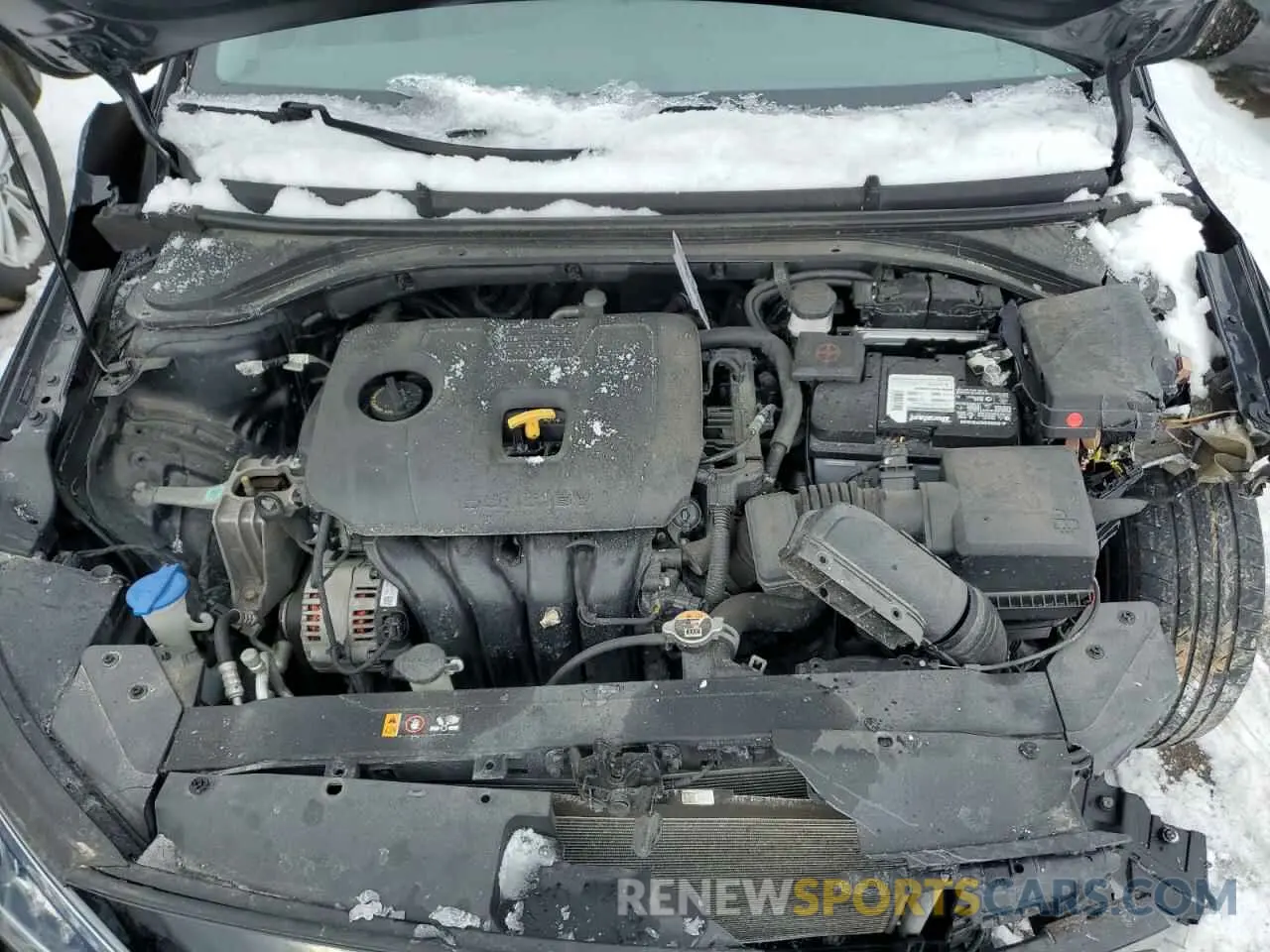 12 fotografías del automóvil dañado 5NPD84LF7LH623026 HYUNDAI ELANTRA 2020