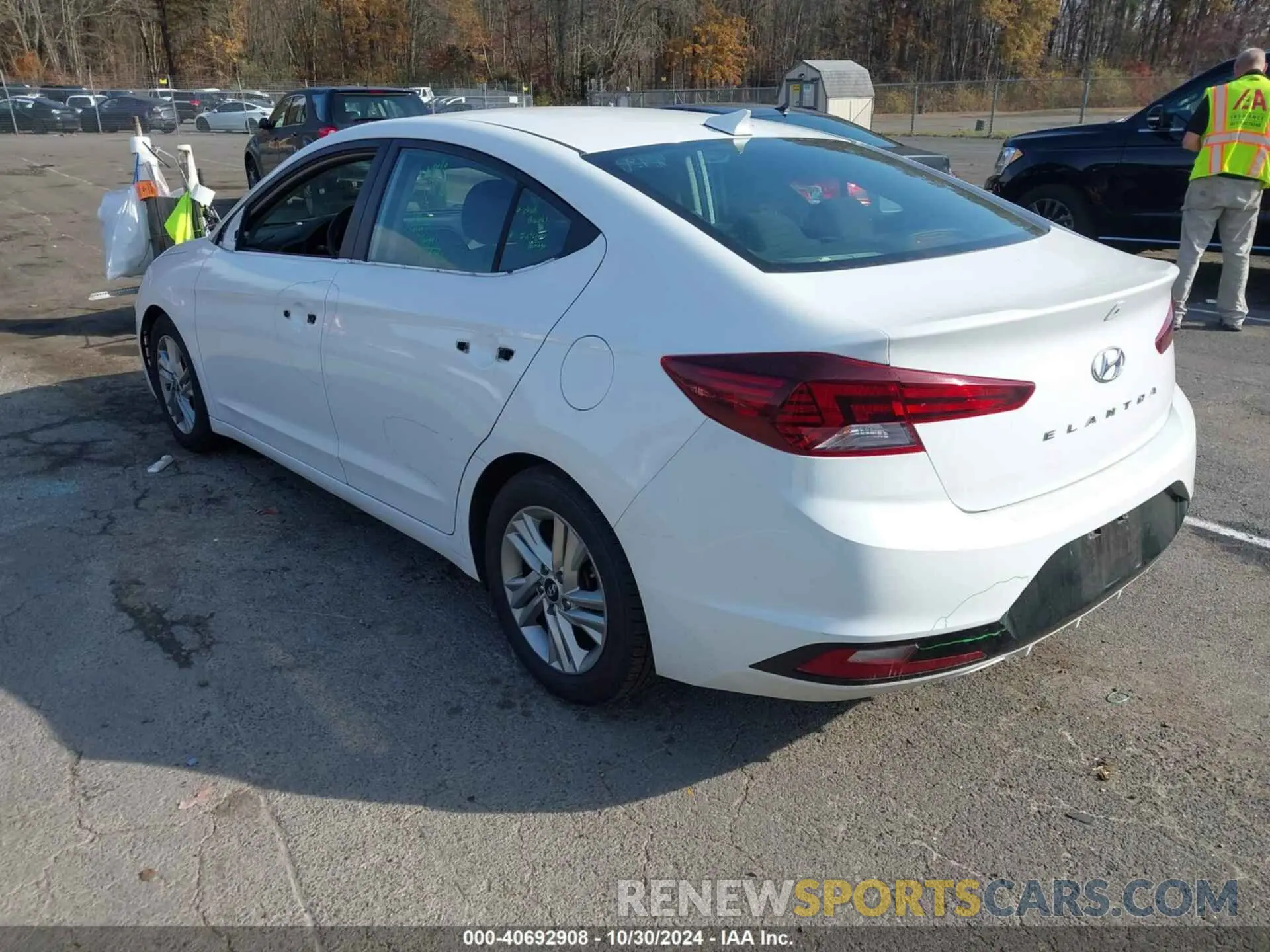 3 fotografías del automóvil dañado 5NPD84LF7LH625374 HYUNDAI ELANTRA 2020