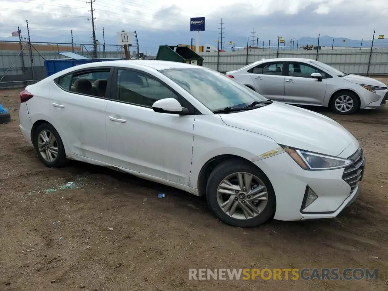 4 fotografías del automóvil dañado 5NPD84LF8LH507155 HYUNDAI ELANTRA 2020