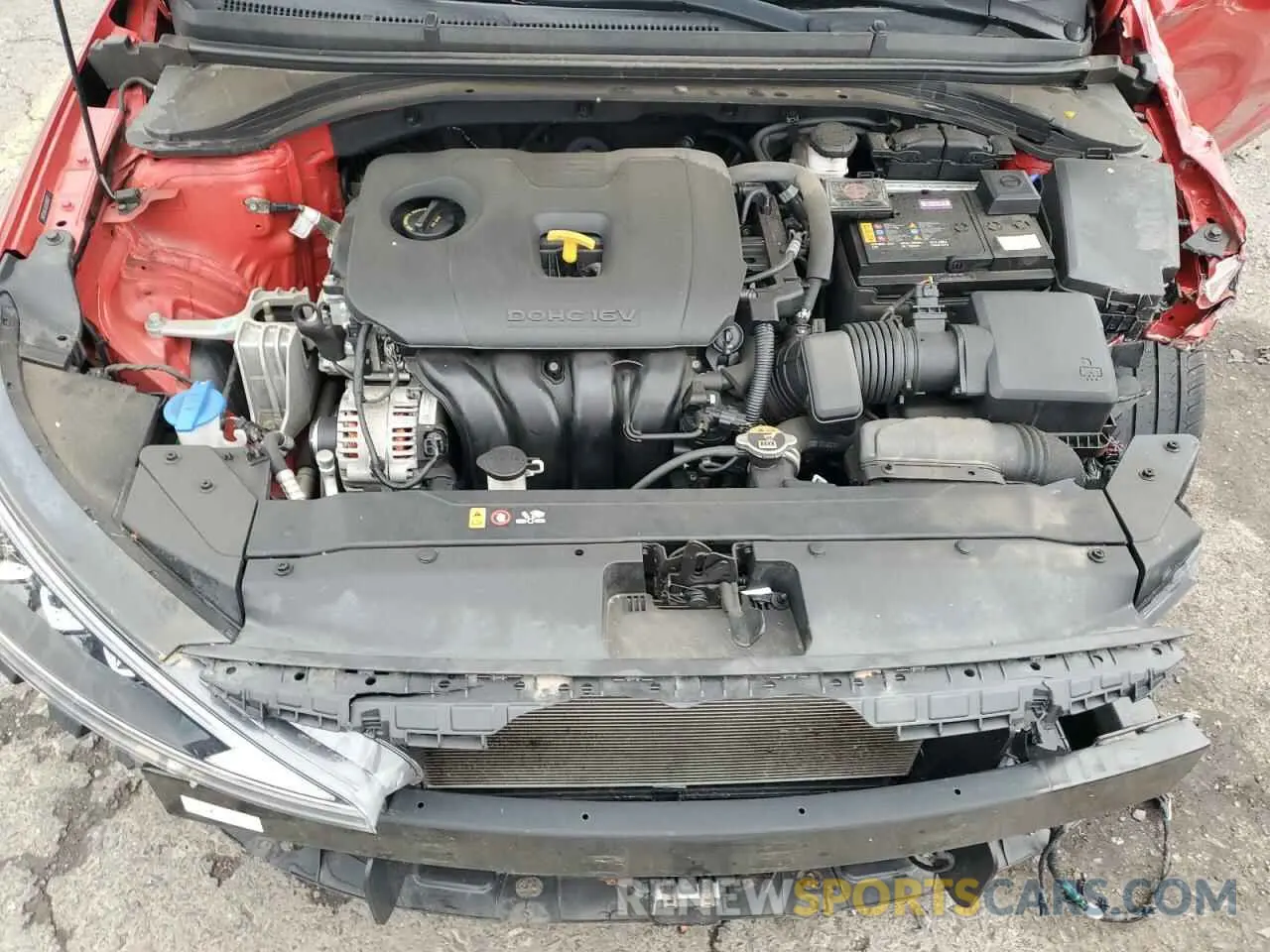 11 fotografías del automóvil dañado 5NPD84LF8LH510427 HYUNDAI ELANTRA 2020