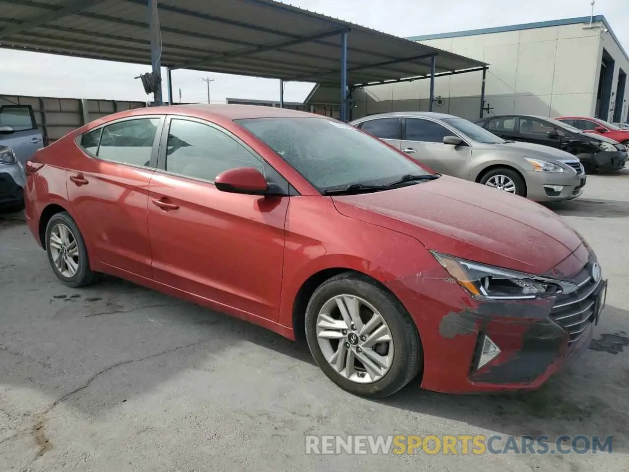 4 fotografías del automóvil dañado 5NPD84LF8LH512422 HYUNDAI ELANTRA 2020
