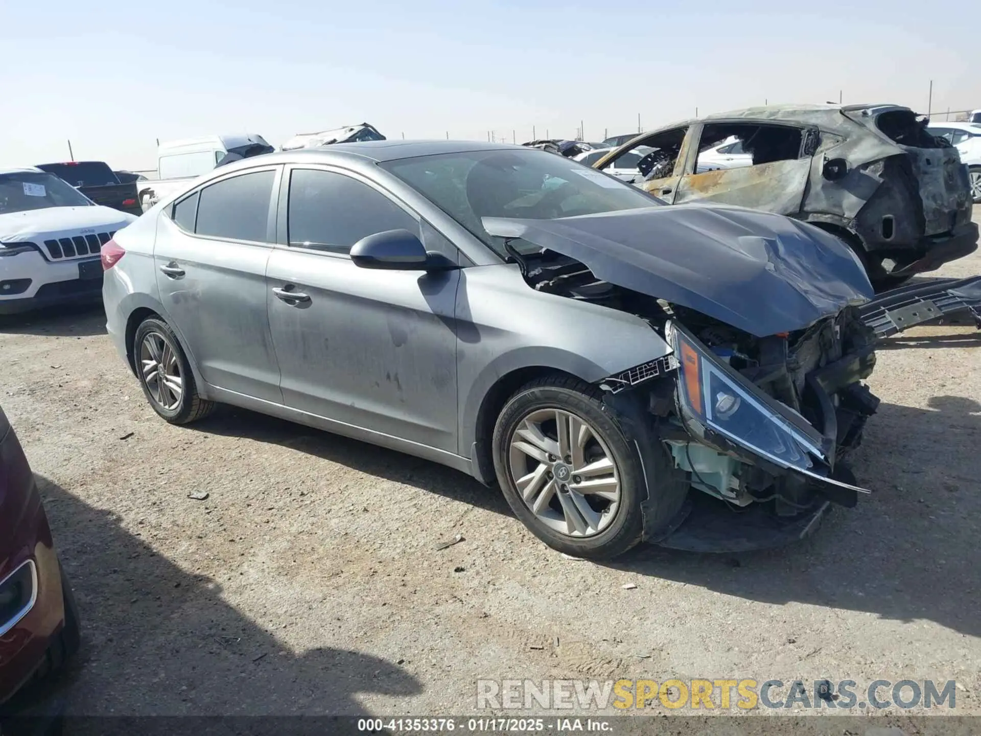 1 fotografías del automóvil dañado 5NPD84LF8LH523839 HYUNDAI ELANTRA 2020