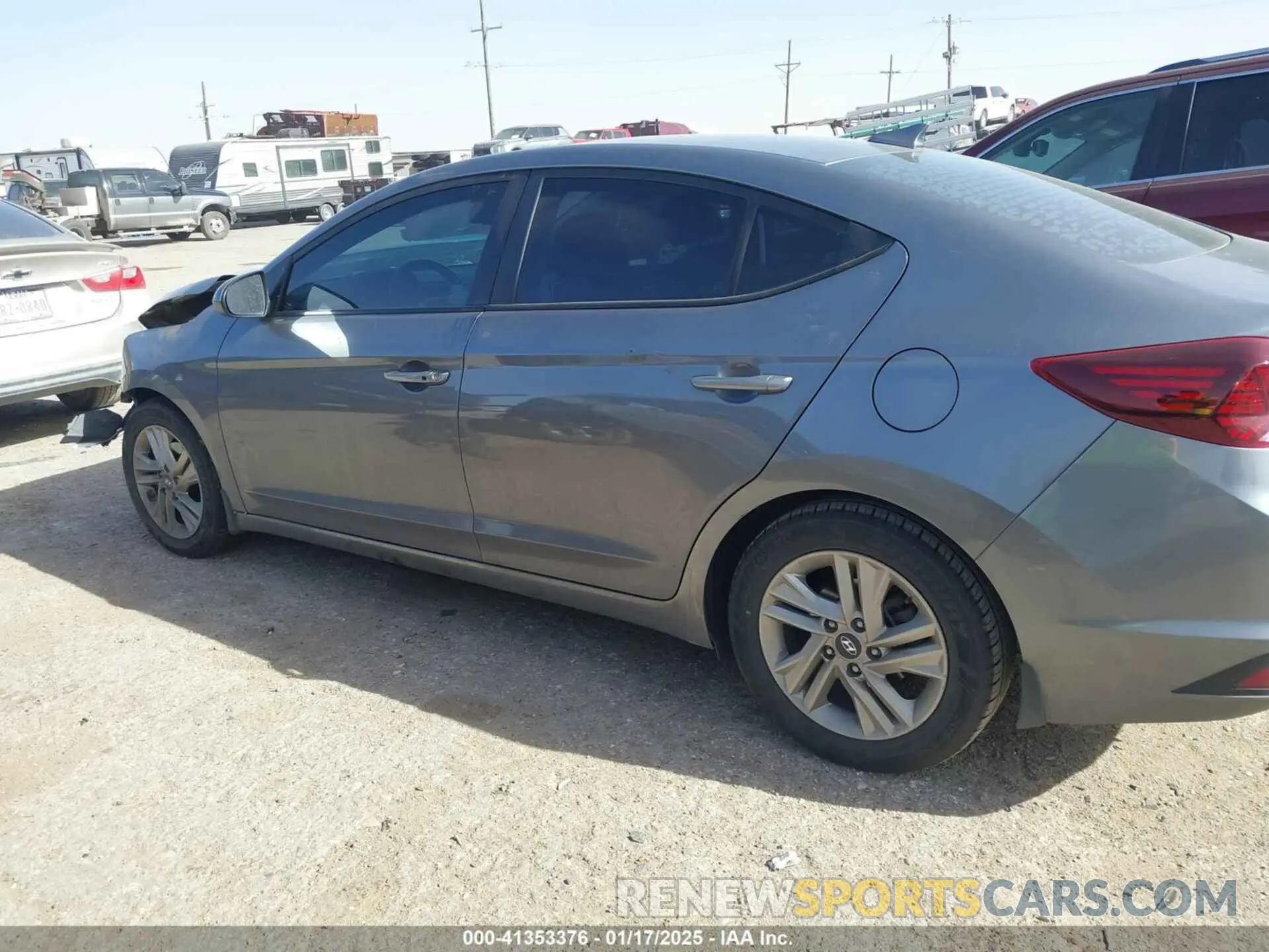 14 fotografías del automóvil dañado 5NPD84LF8LH523839 HYUNDAI ELANTRA 2020
