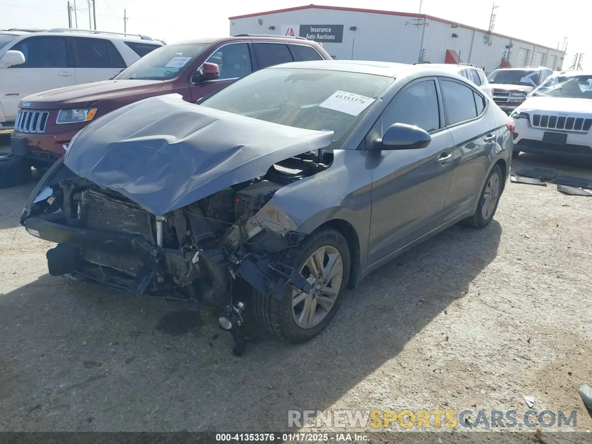 2 fotografías del automóvil dañado 5NPD84LF8LH523839 HYUNDAI ELANTRA 2020