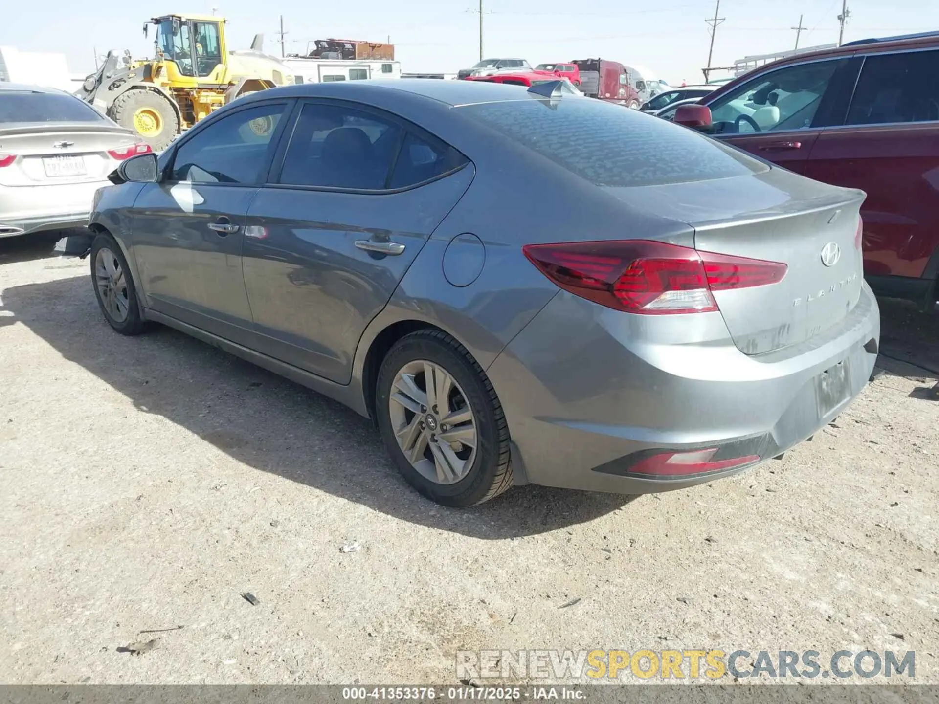 3 fotografías del automóvil dañado 5NPD84LF8LH523839 HYUNDAI ELANTRA 2020