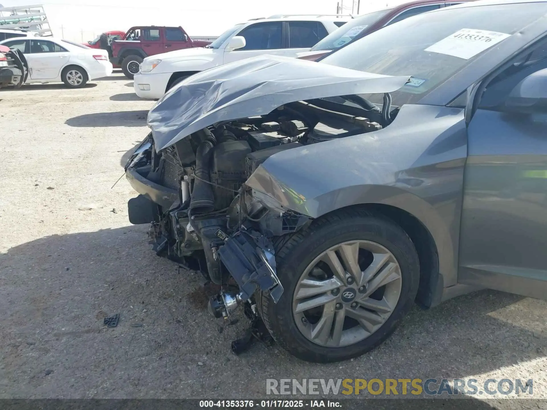 6 fotografías del automóvil dañado 5NPD84LF8LH523839 HYUNDAI ELANTRA 2020
