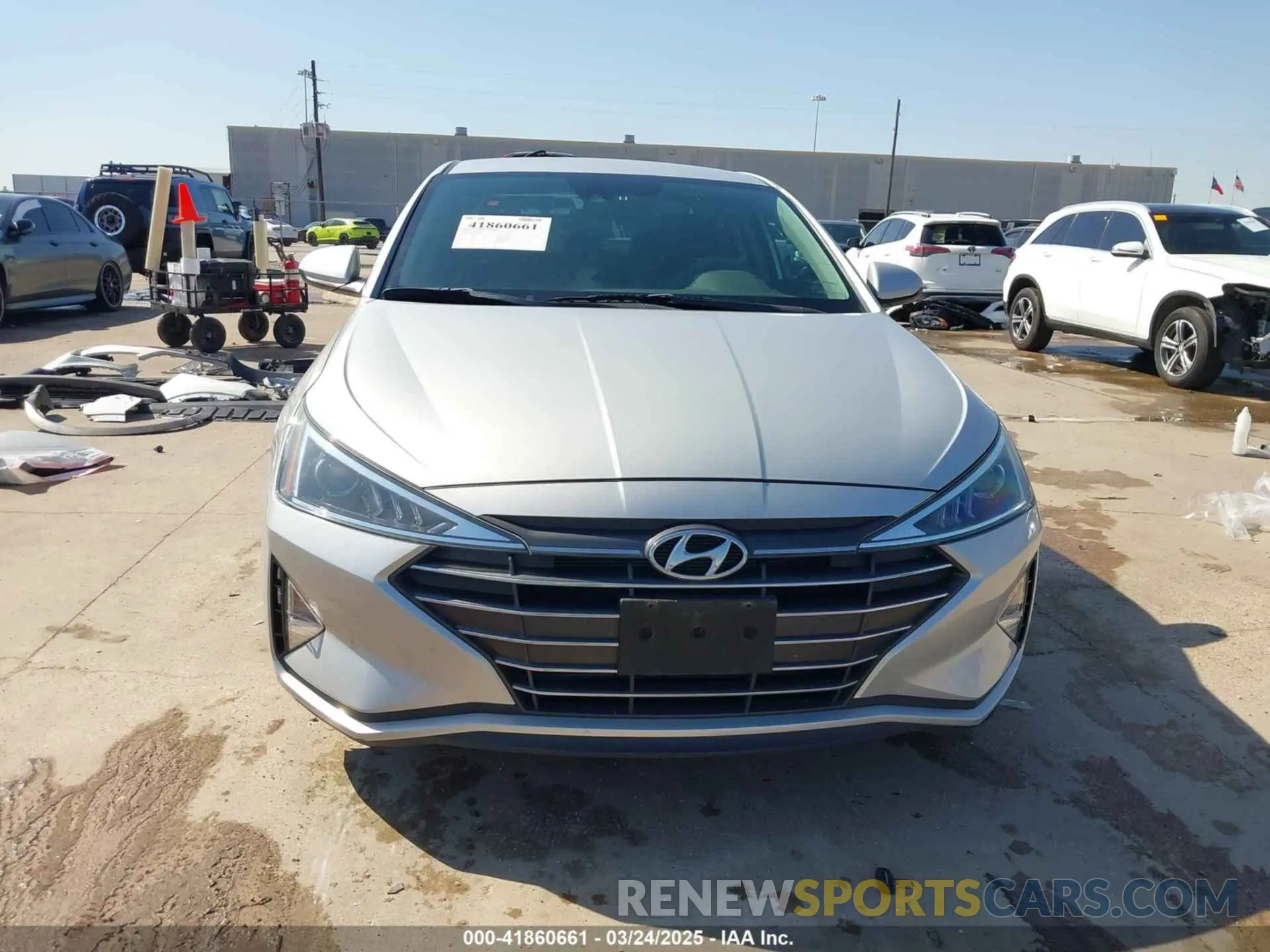12 fotografías del automóvil dañado 5NPD84LF8LH530225 HYUNDAI ELANTRA 2020