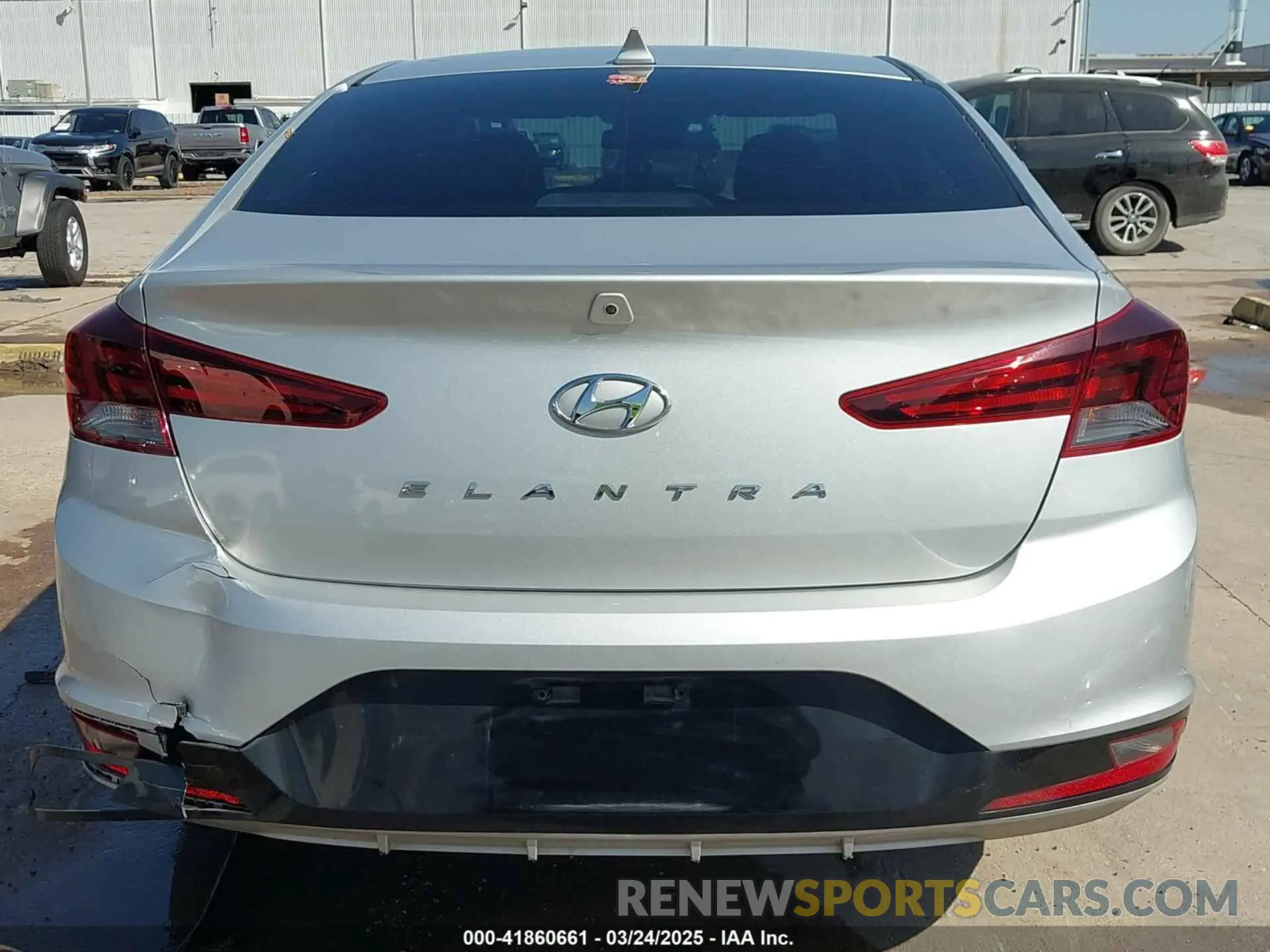 16 fotografías del automóvil dañado 5NPD84LF8LH530225 HYUNDAI ELANTRA 2020
