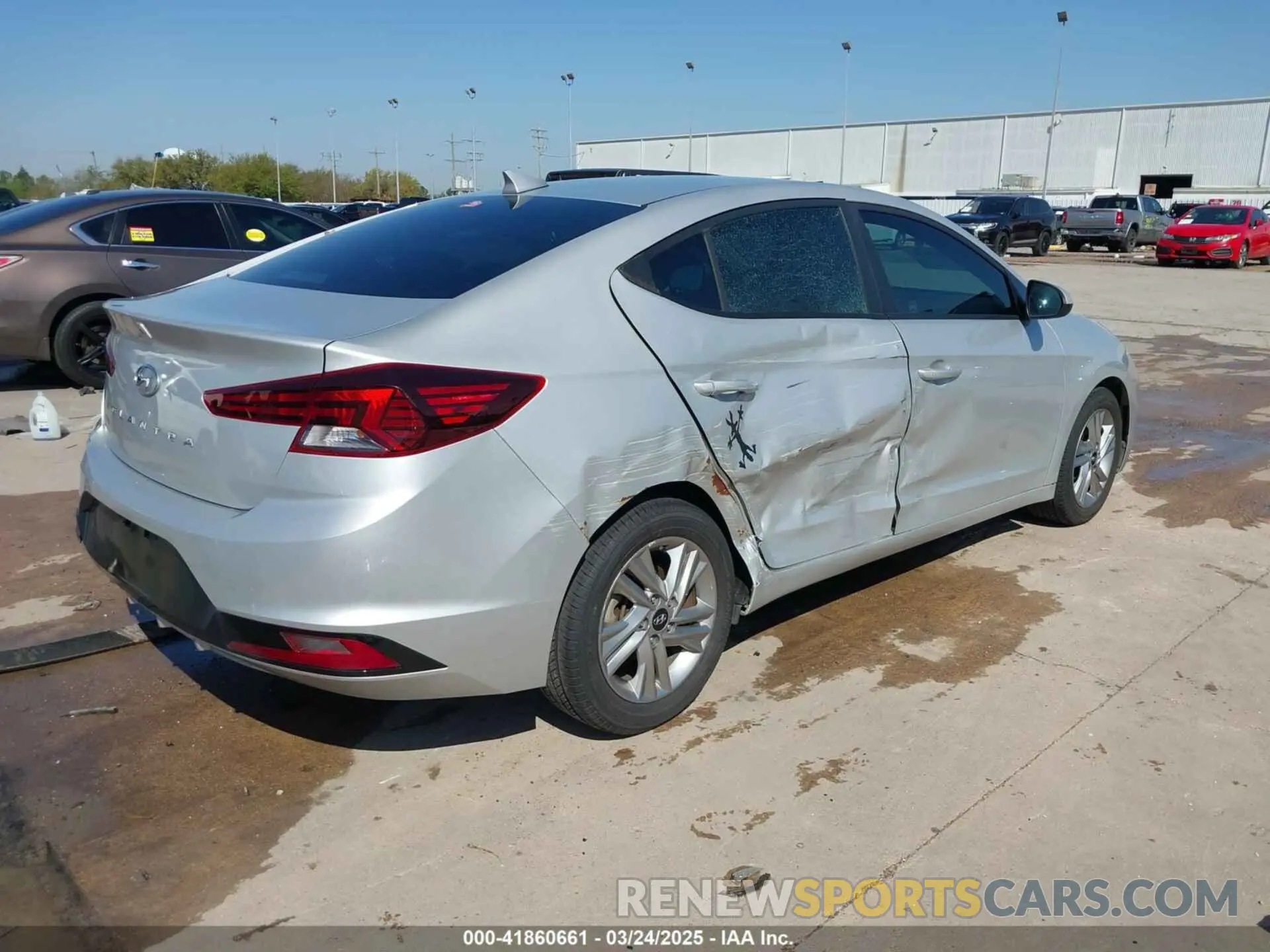 4 fotografías del automóvil dañado 5NPD84LF8LH530225 HYUNDAI ELANTRA 2020