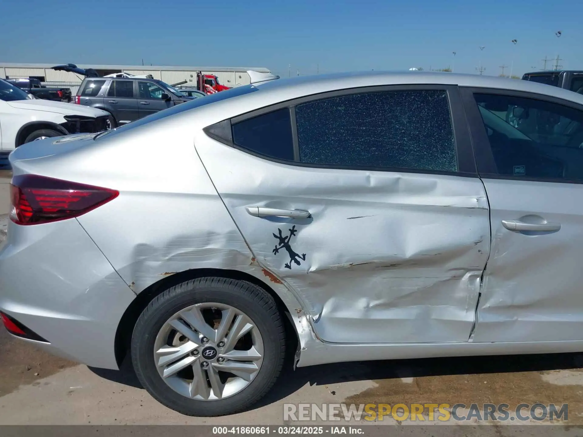 6 fotografías del automóvil dañado 5NPD84LF8LH530225 HYUNDAI ELANTRA 2020