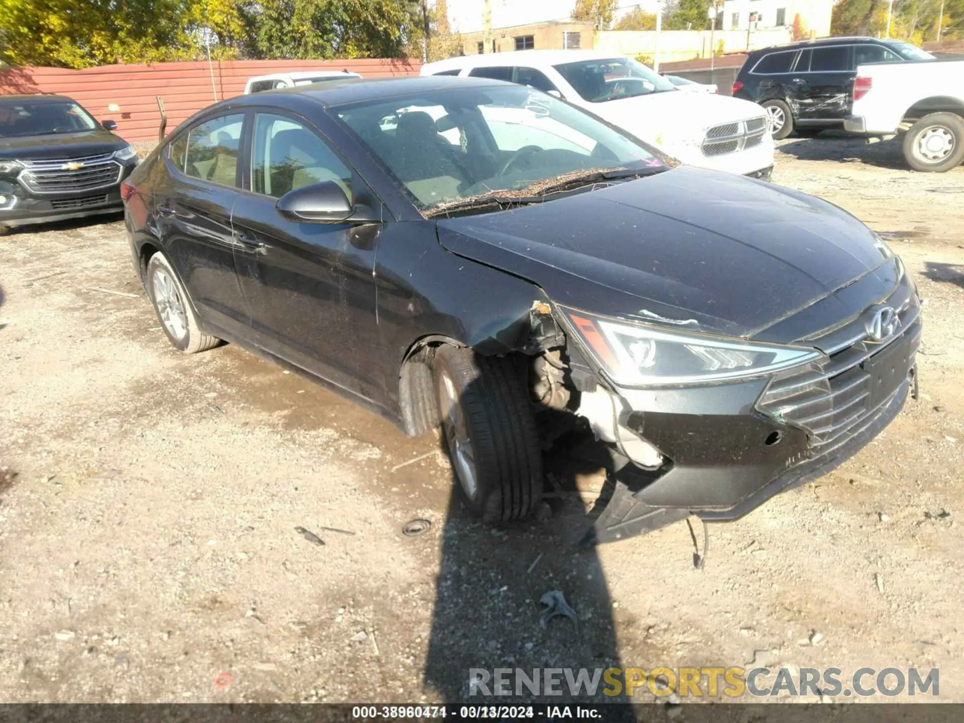 1 fotografías del automóvil dañado 5NPD84LF8LH550751 HYUNDAI ELANTRA 2020