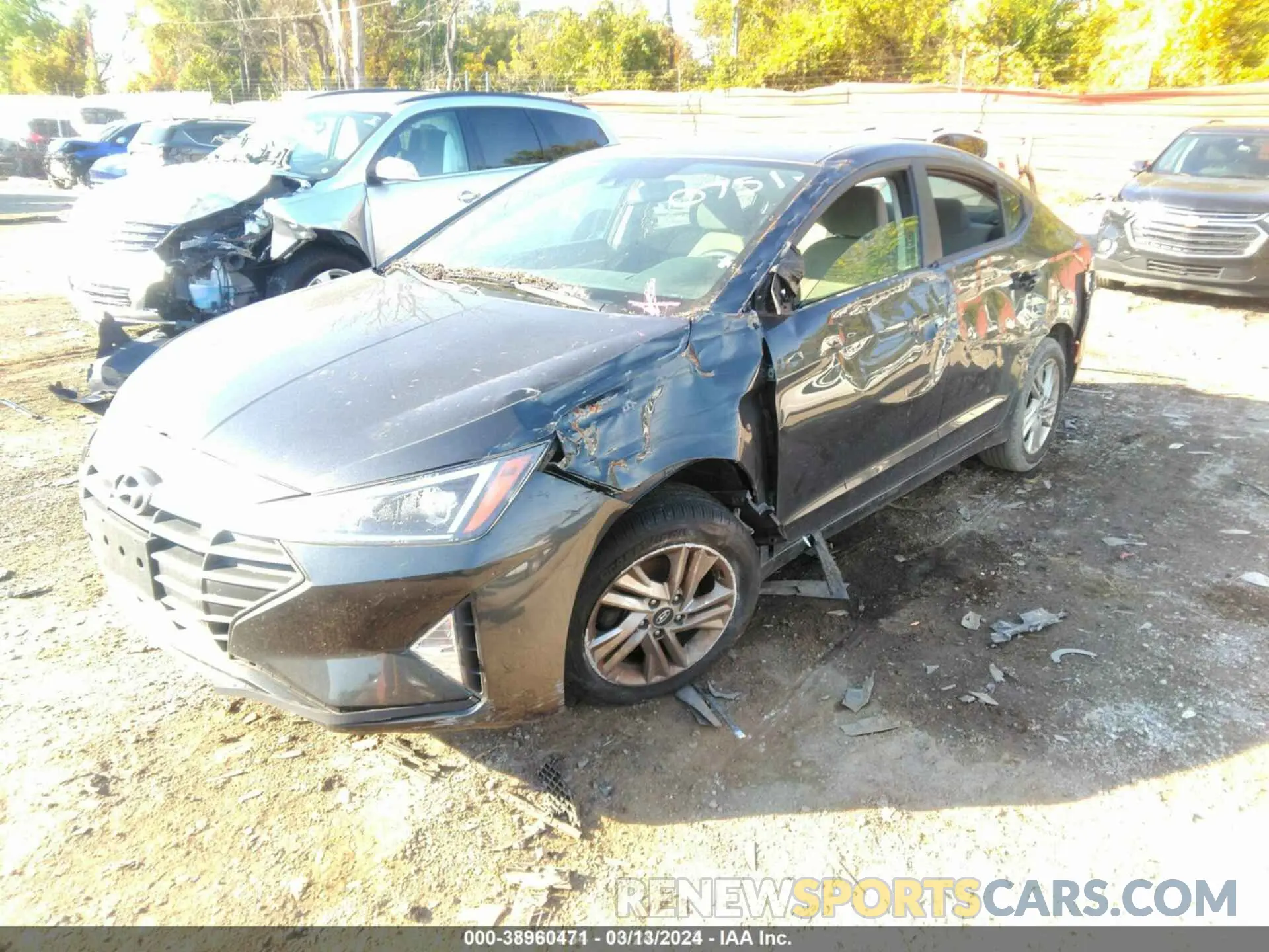 2 fotografías del automóvil dañado 5NPD84LF8LH550751 HYUNDAI ELANTRA 2020