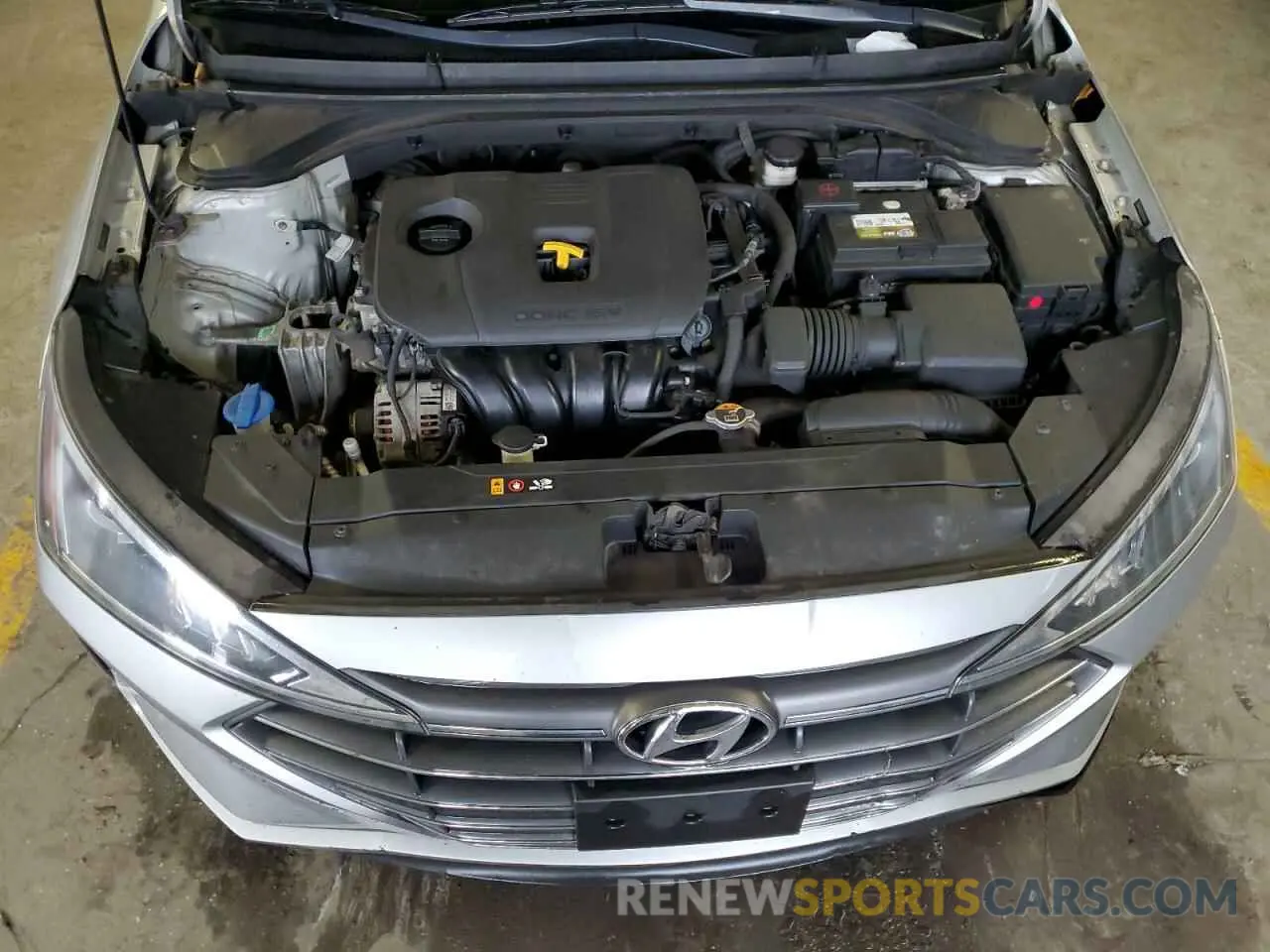 11 fotografías del automóvil dañado 5NPD84LF8LH554850 HYUNDAI ELANTRA 2020