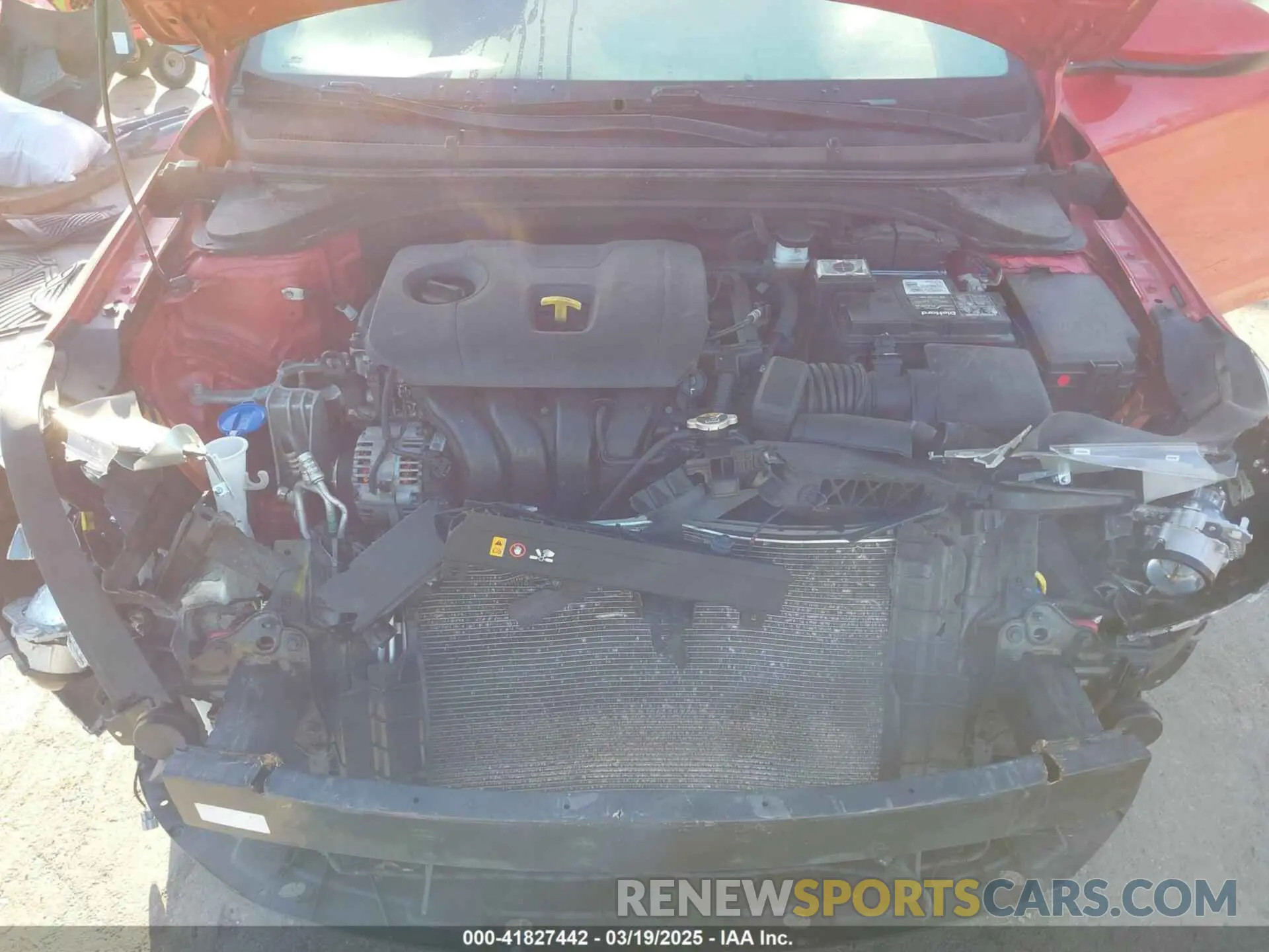 10 fotografías del automóvil dañado 5NPD84LF8LH562835 HYUNDAI ELANTRA 2020