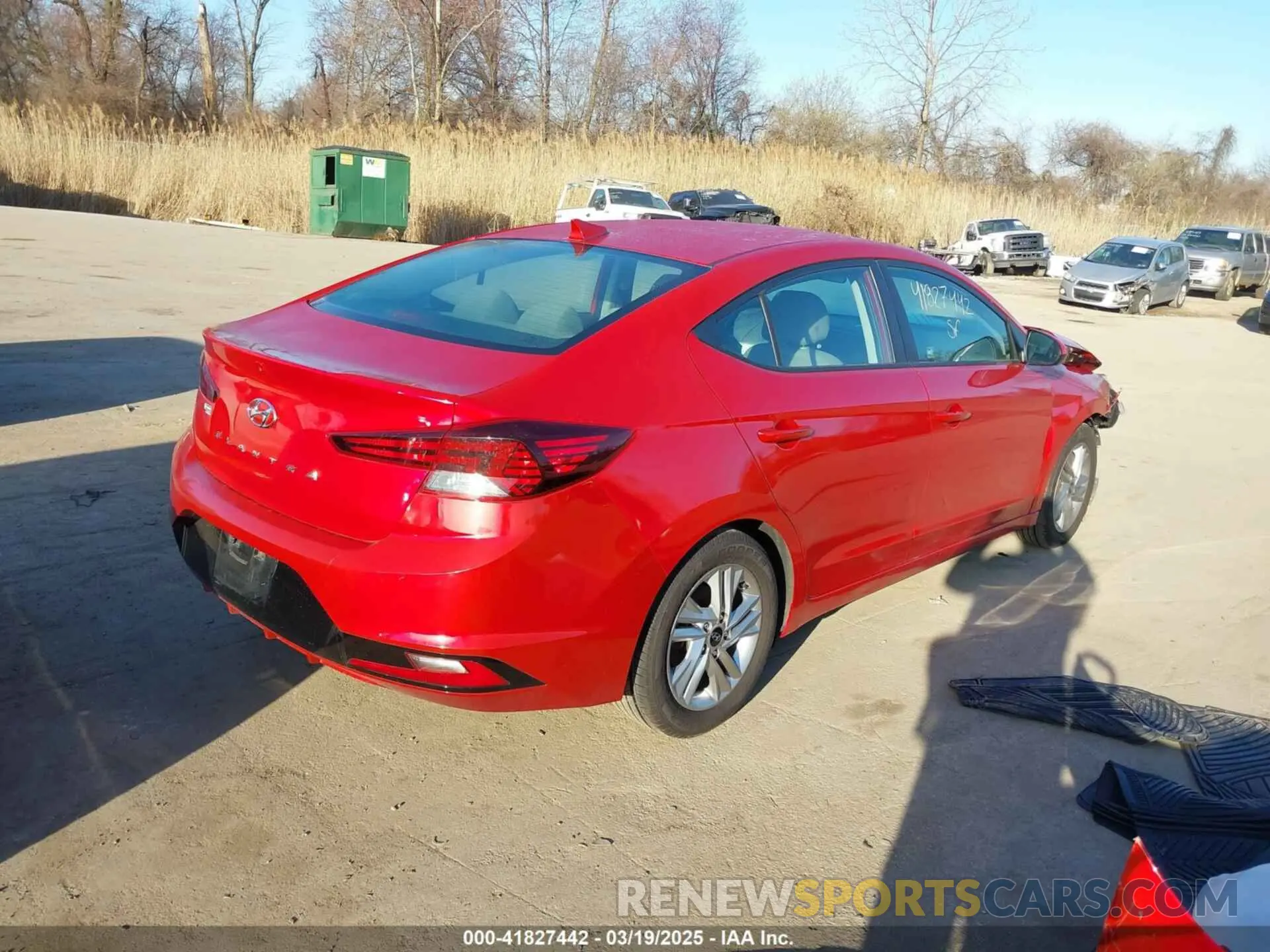 4 fotografías del automóvil dañado 5NPD84LF8LH562835 HYUNDAI ELANTRA 2020