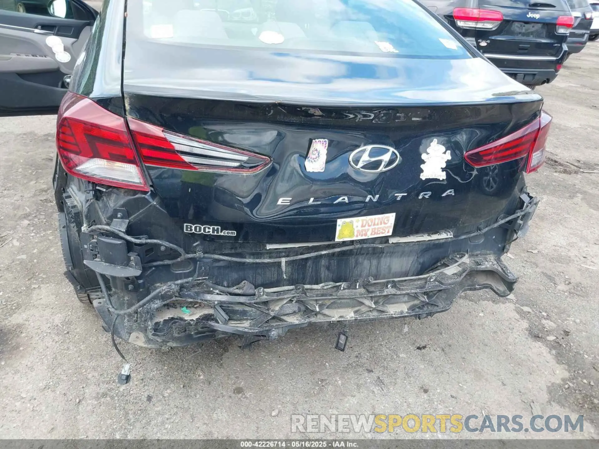 6 fotografías del automóvil dañado 5NPD84LF8LH565301 HYUNDAI ELANTRA 2020