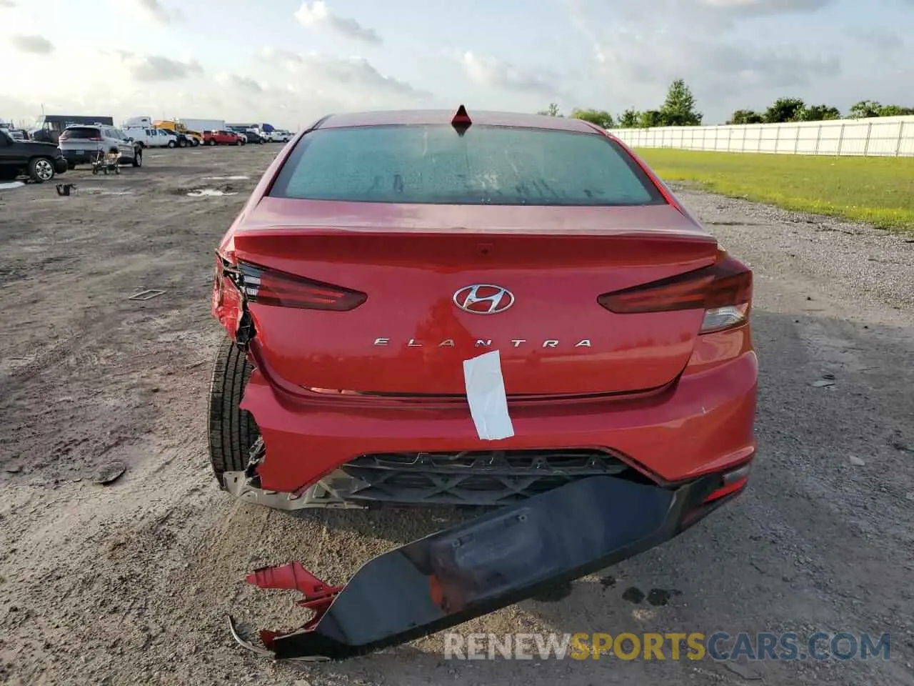 6 fotografías del automóvil dañado 5NPD84LF8LH579585 HYUNDAI ELANTRA 2020