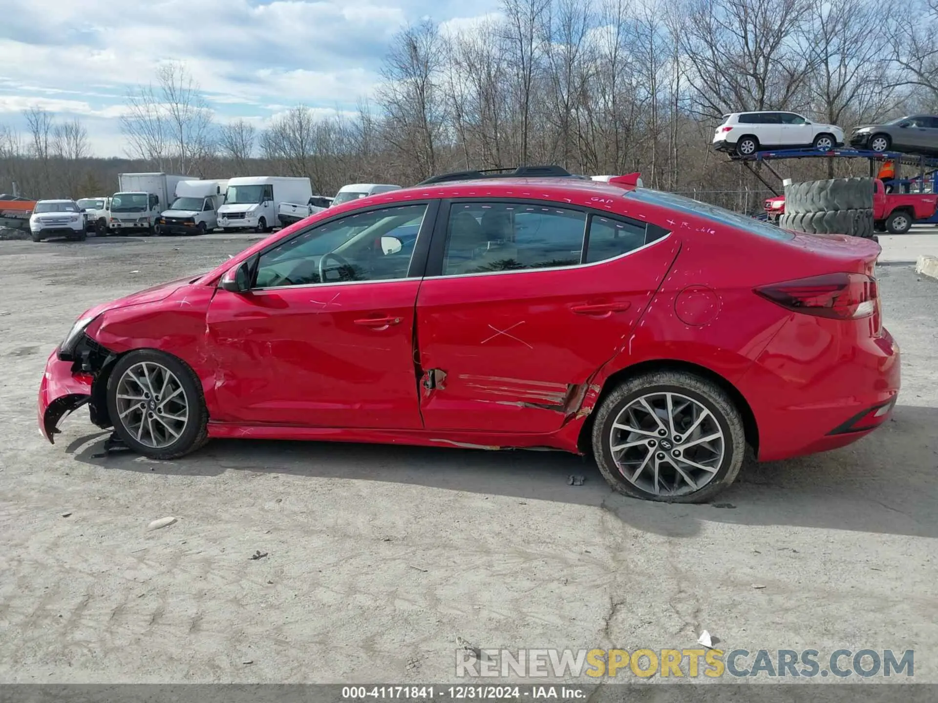 14 fotografías del automóvil dañado 5NPD84LF8LH593714 HYUNDAI ELANTRA 2020