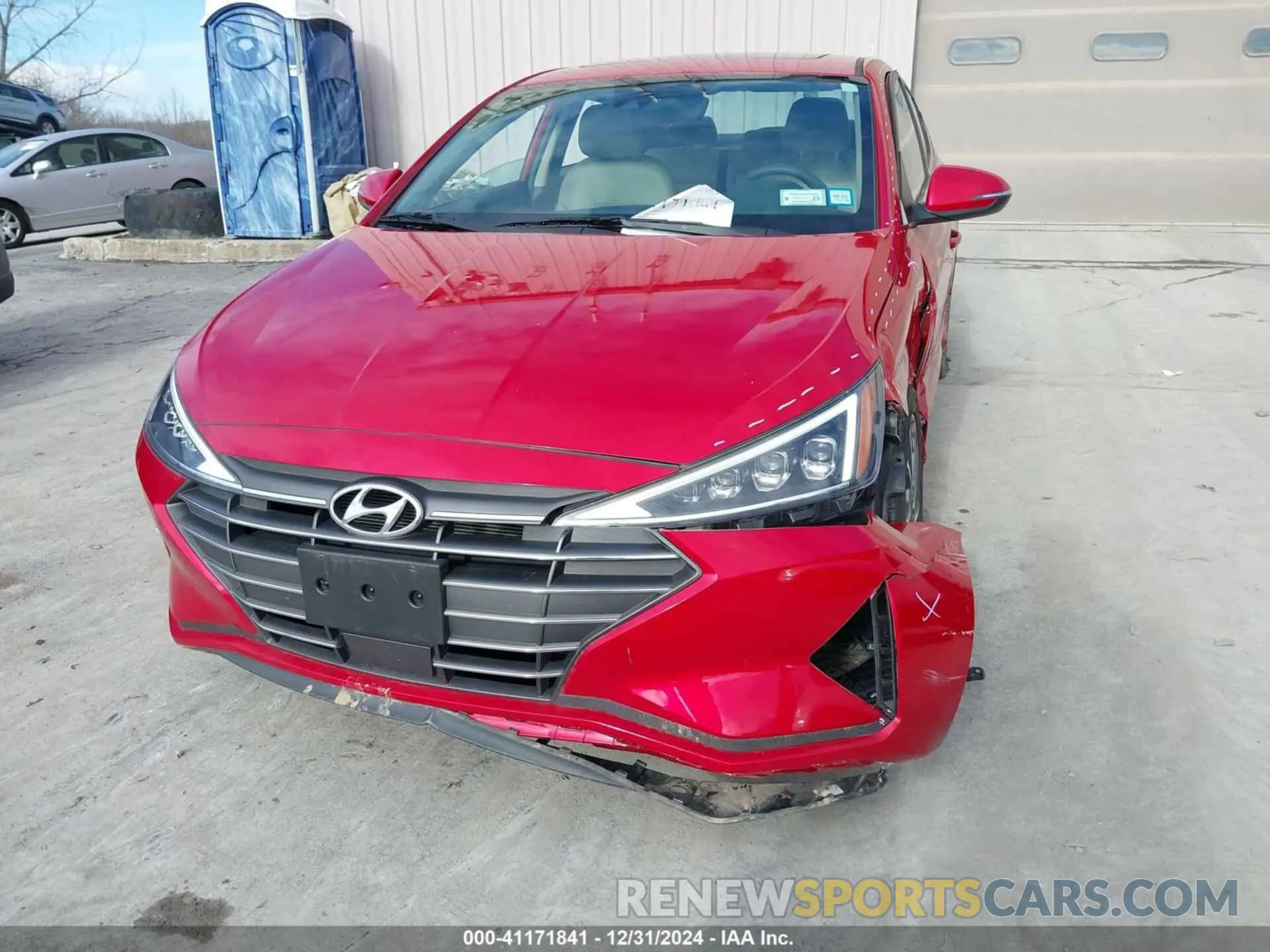 17 fotografías del automóvil dañado 5NPD84LF8LH593714 HYUNDAI ELANTRA 2020