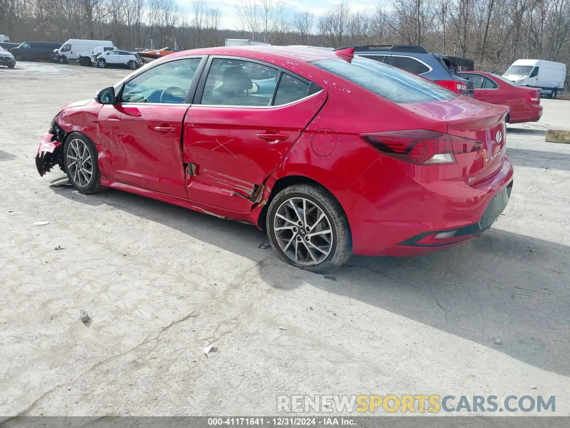 3 fotografías del automóvil dañado 5NPD84LF8LH593714 HYUNDAI ELANTRA 2020