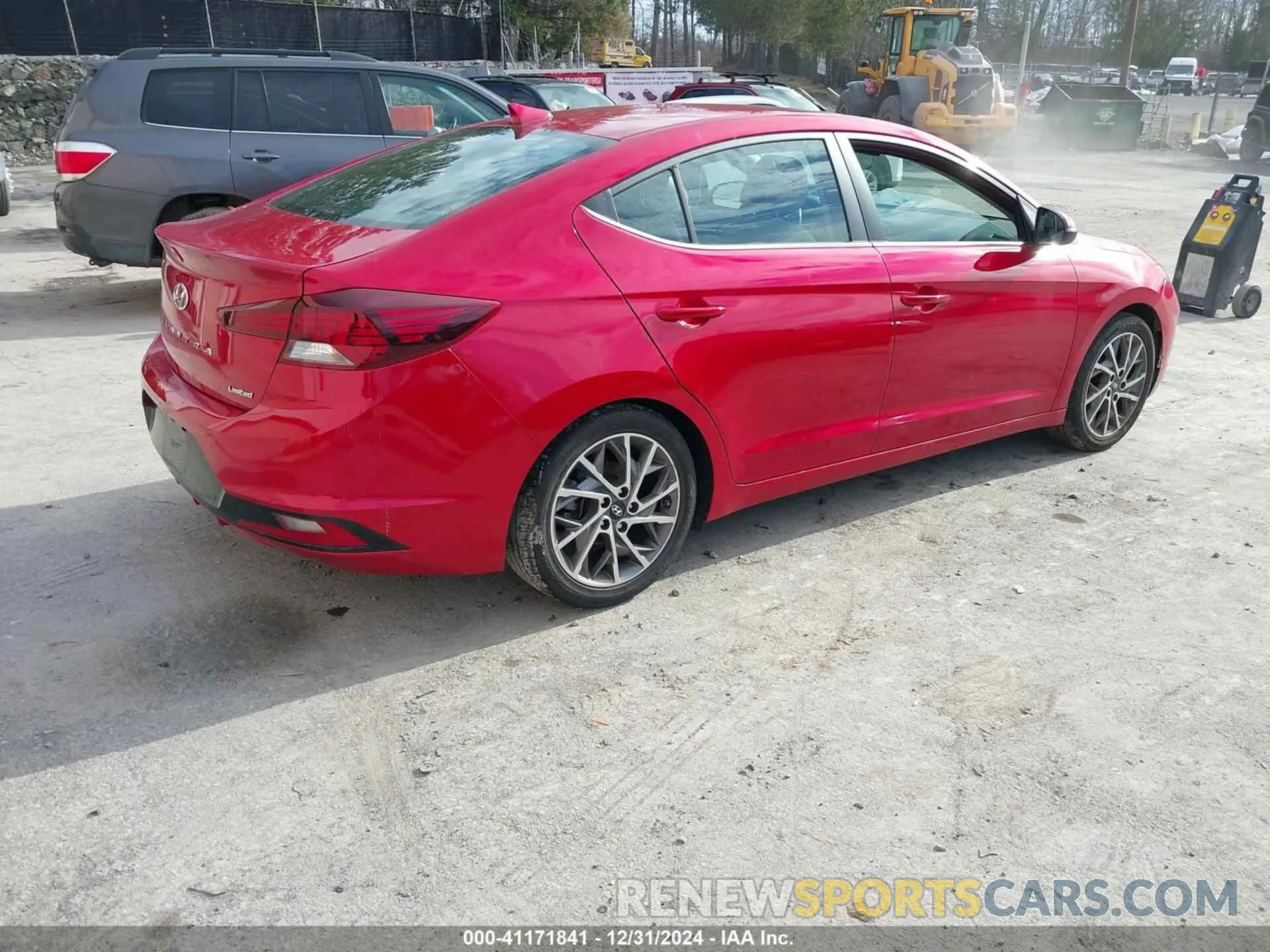 4 fotografías del automóvil dañado 5NPD84LF8LH593714 HYUNDAI ELANTRA 2020