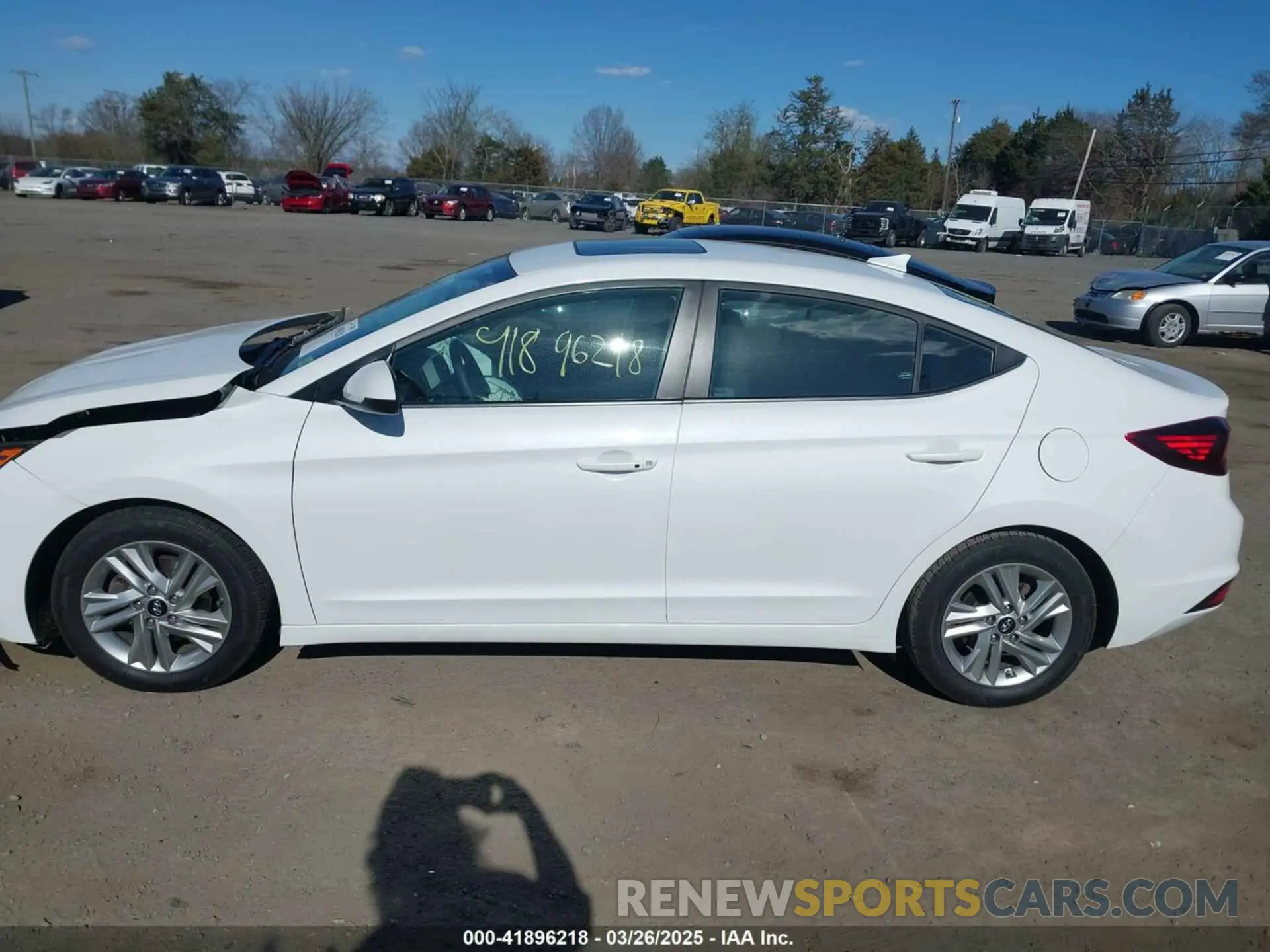 14 fotografías del automóvil dañado 5NPD84LF8LH595317 HYUNDAI ELANTRA 2020