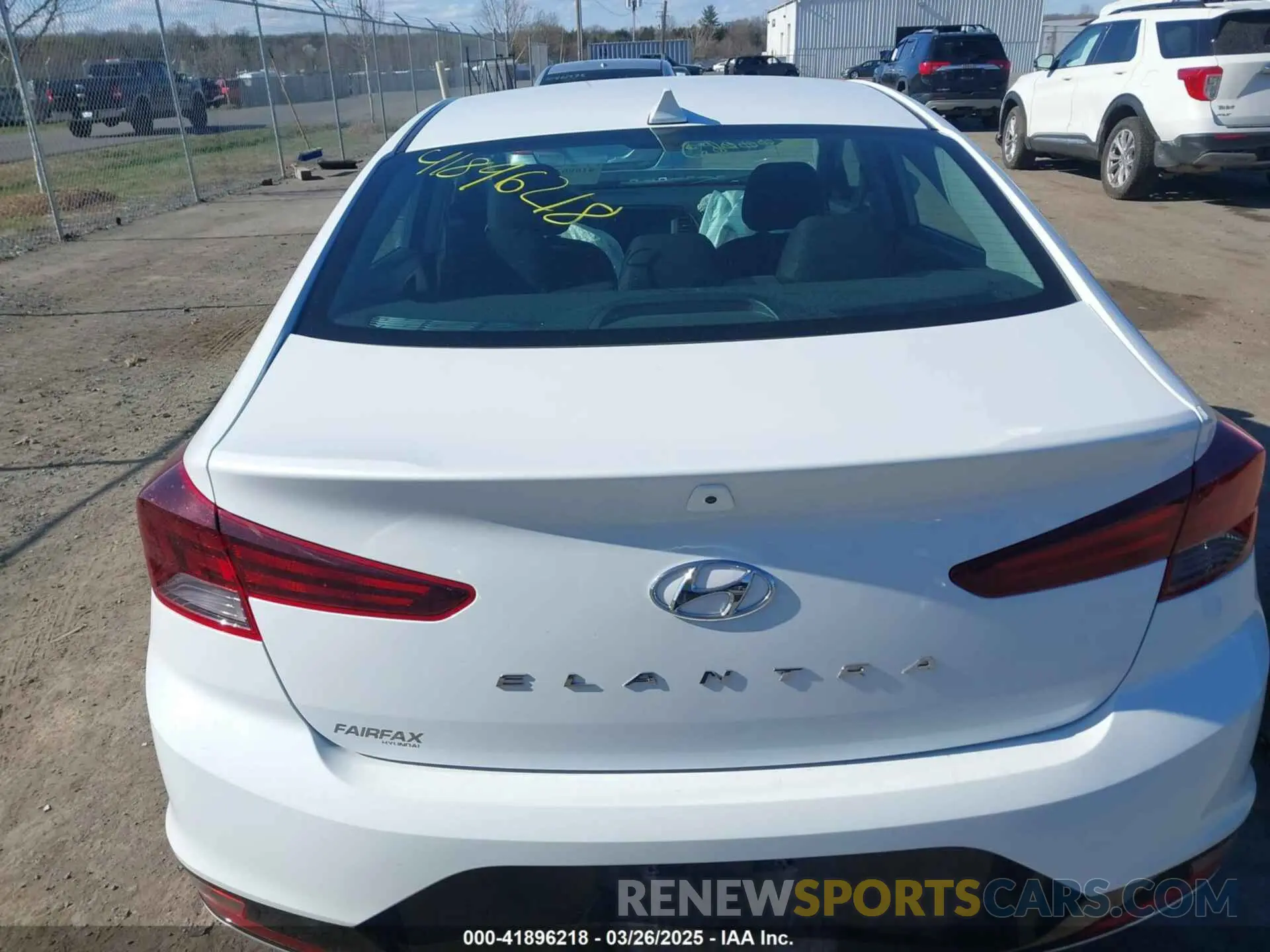 16 fotografías del automóvil dañado 5NPD84LF8LH595317 HYUNDAI ELANTRA 2020