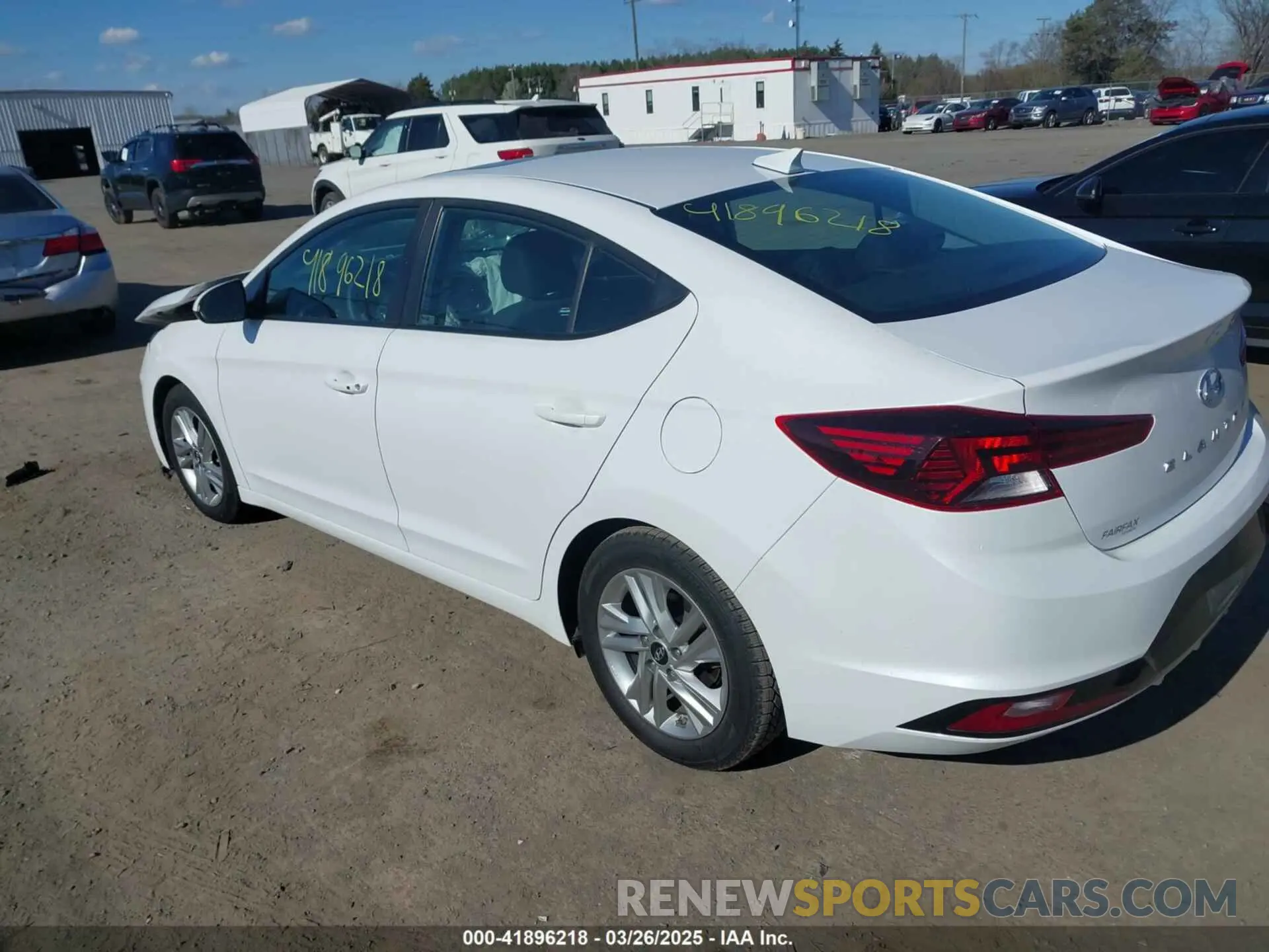 3 fotografías del automóvil dañado 5NPD84LF8LH595317 HYUNDAI ELANTRA 2020