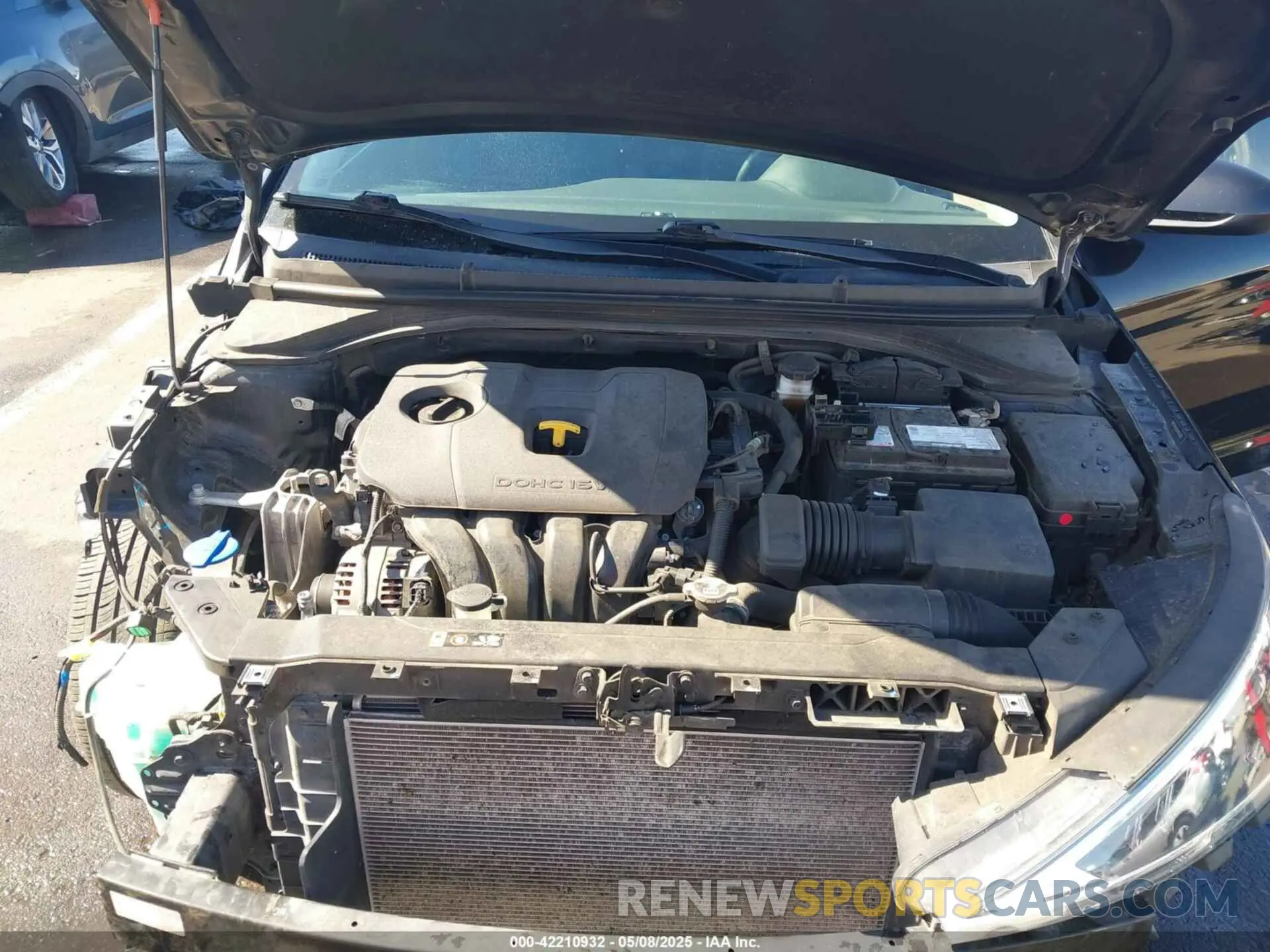 10 fotografías del automóvil dañado 5NPD84LF8LH605828 HYUNDAI ELANTRA 2020