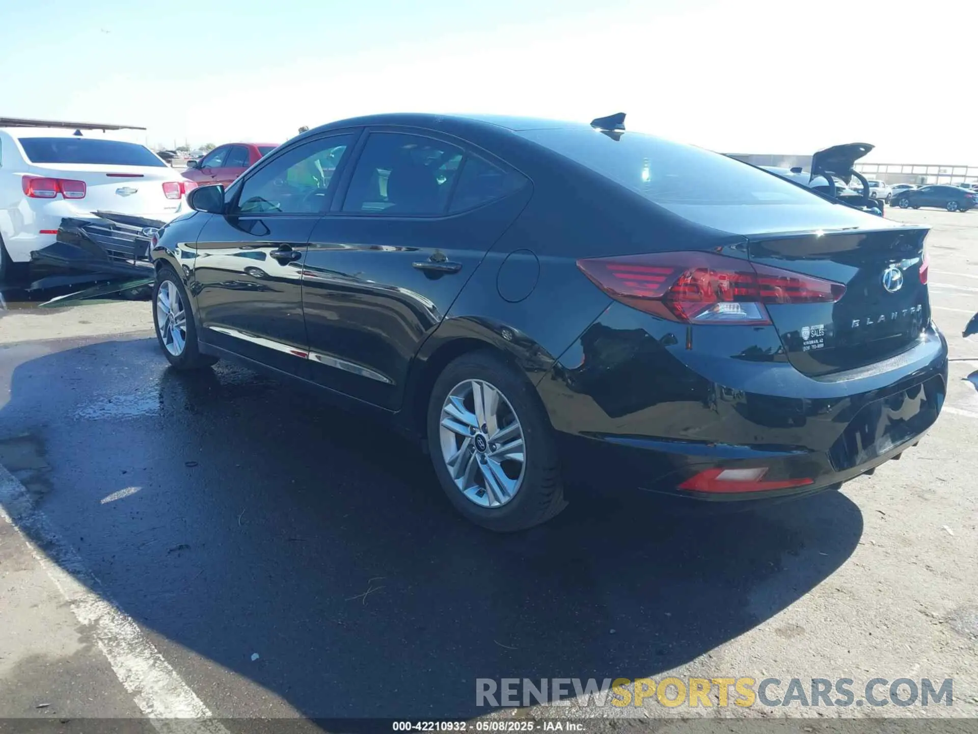 3 fotografías del automóvil dañado 5NPD84LF8LH605828 HYUNDAI ELANTRA 2020