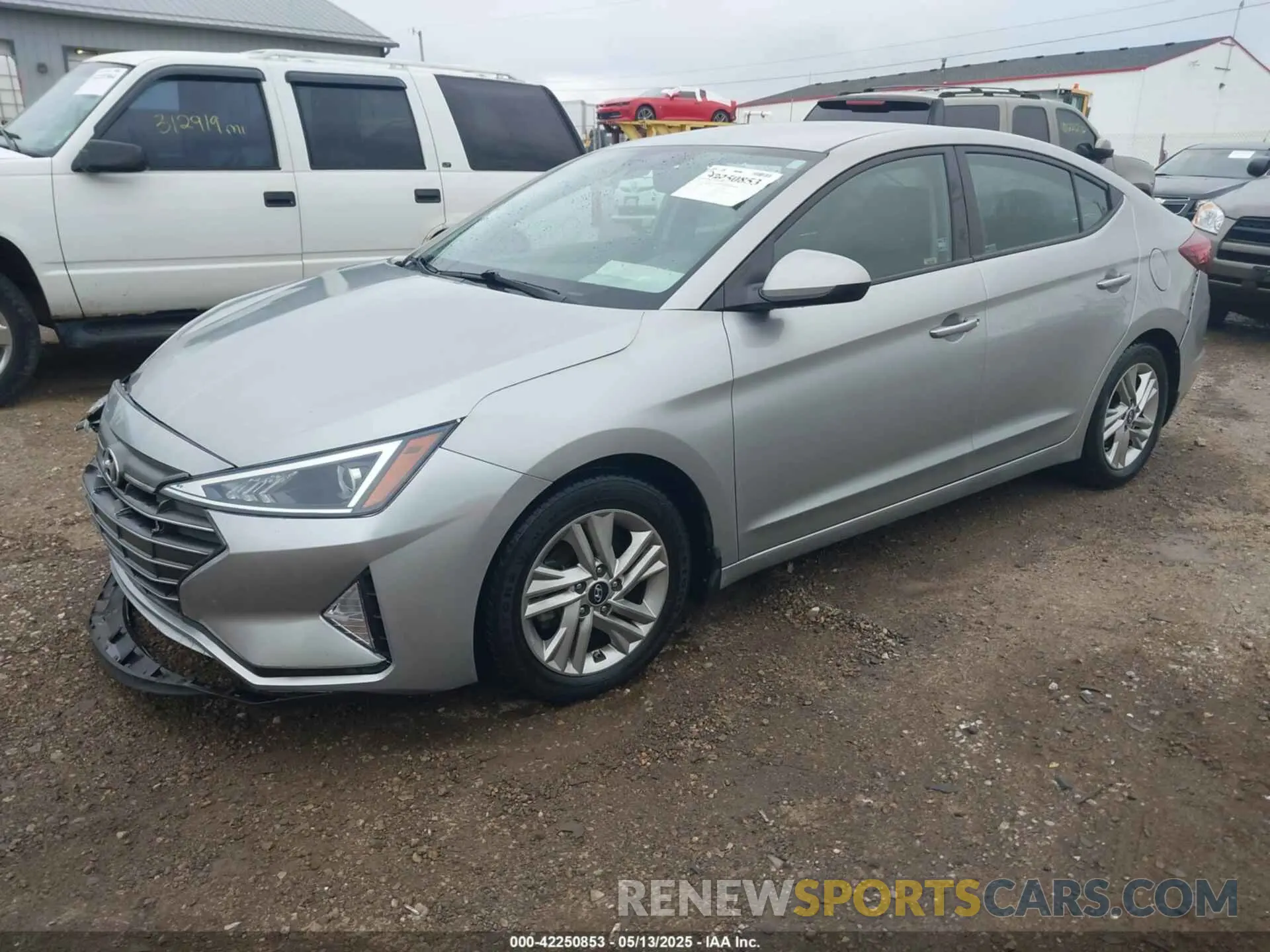 2 fotografías del automóvil dañado 5NPD84LF8LH606042 HYUNDAI ELANTRA 2020