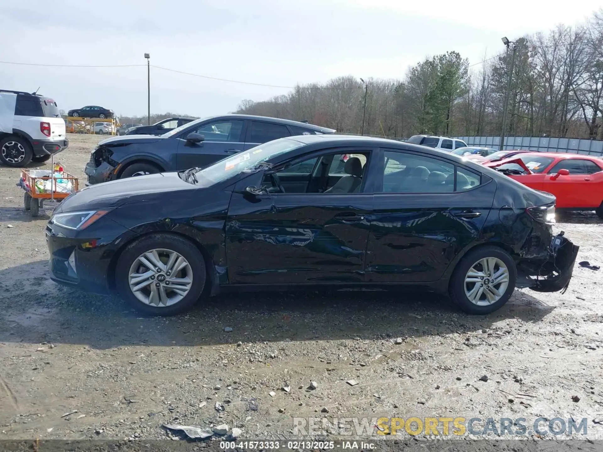 14 fotografías del automóvil dañado 5NPD84LF8LH624475 HYUNDAI ELANTRA 2020