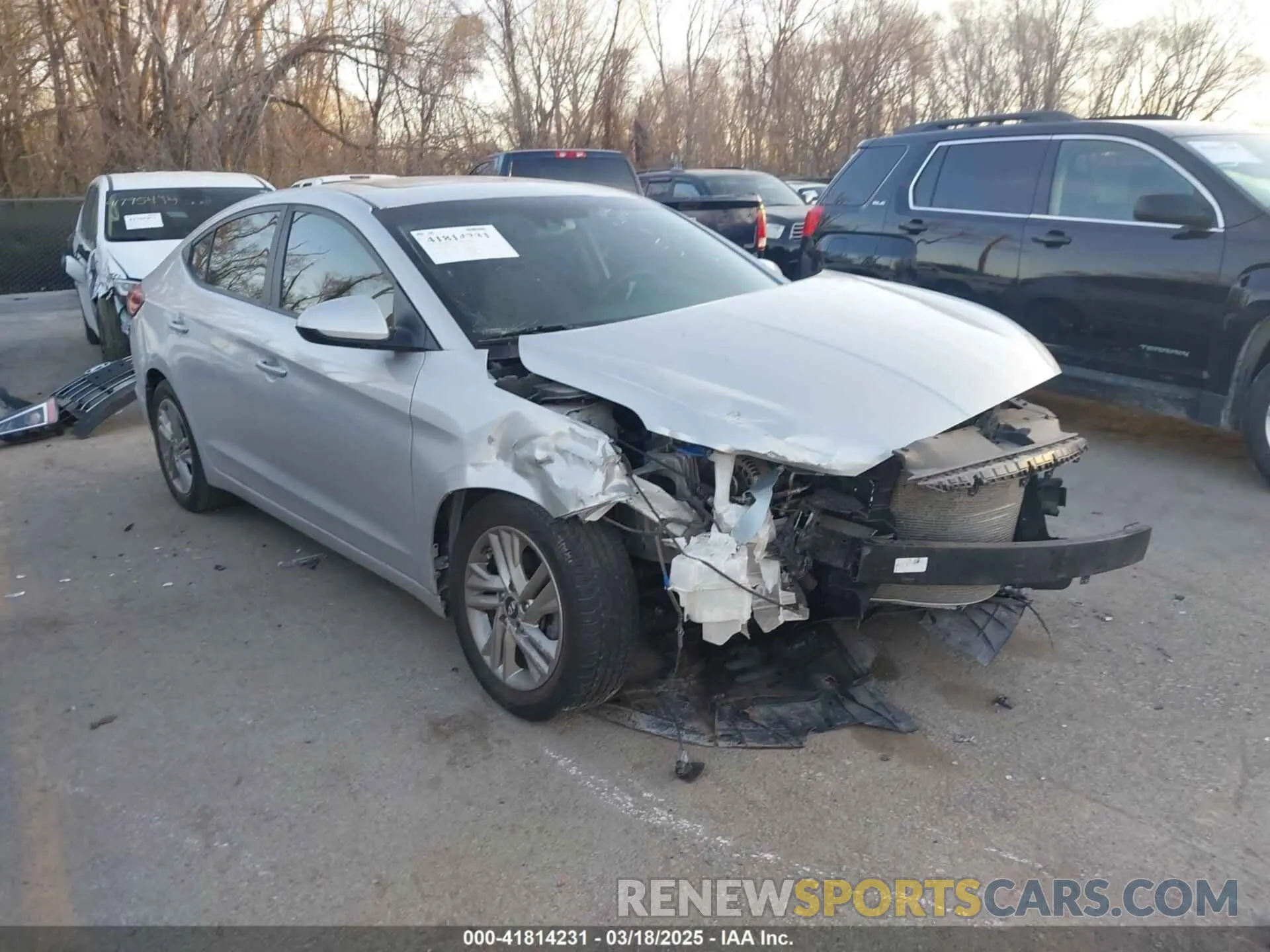 1 fotografías del automóvil dañado 5NPD84LF9LH505432 HYUNDAI ELANTRA 2020