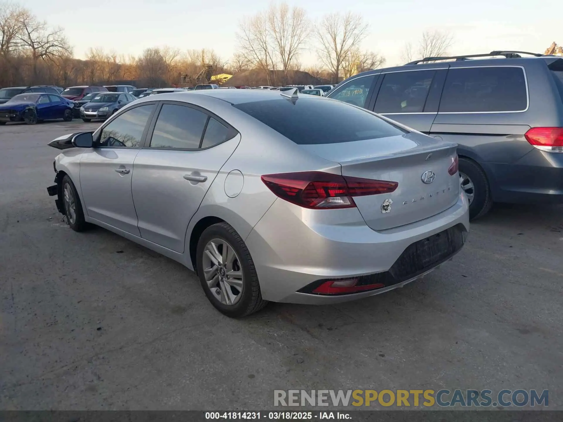 3 fotografías del automóvil dañado 5NPD84LF9LH505432 HYUNDAI ELANTRA 2020