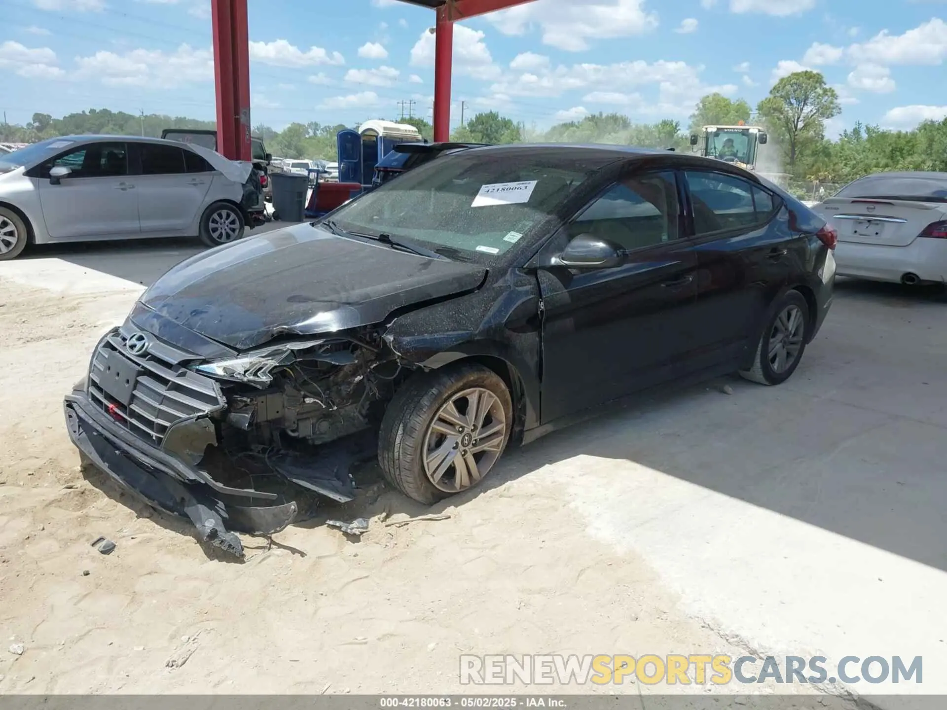 2 fotografías del automóvil dañado 5NPD84LF9LH507214 HYUNDAI ELANTRA 2020