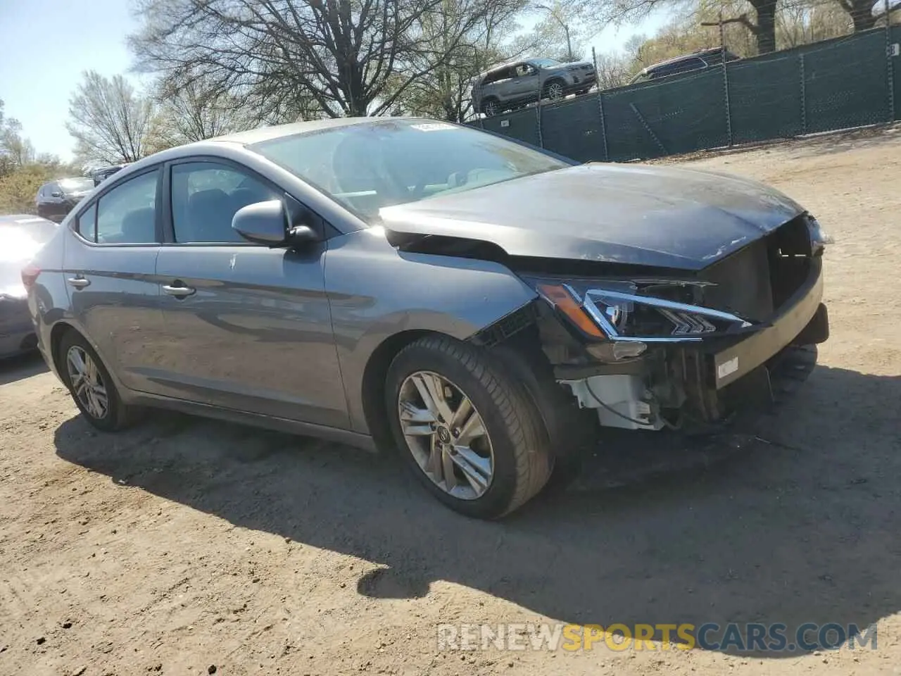 4 fotografías del automóvil dañado 5NPD84LF9LH512932 HYUNDAI ELANTRA 2020