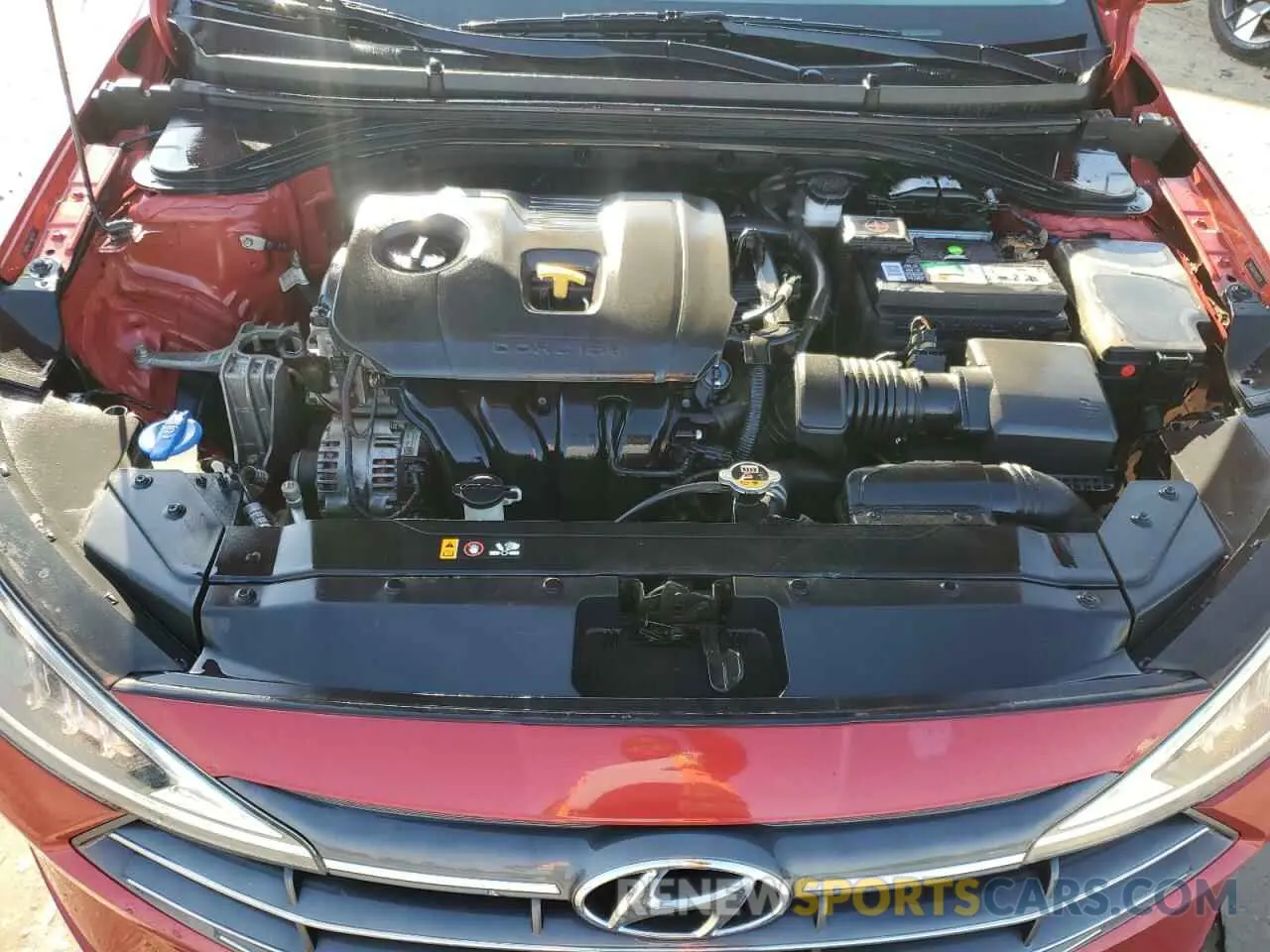 11 fotografías del automóvil dañado 5NPD84LF9LH517712 HYUNDAI ELANTRA 2020