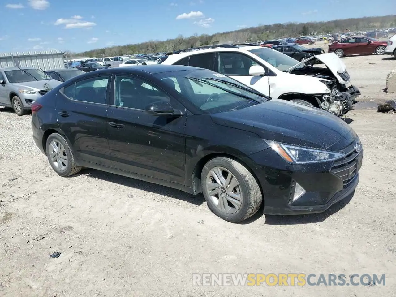 4 fotografías del automóvil dañado 5NPD84LF9LH547485 HYUNDAI ELANTRA 2020