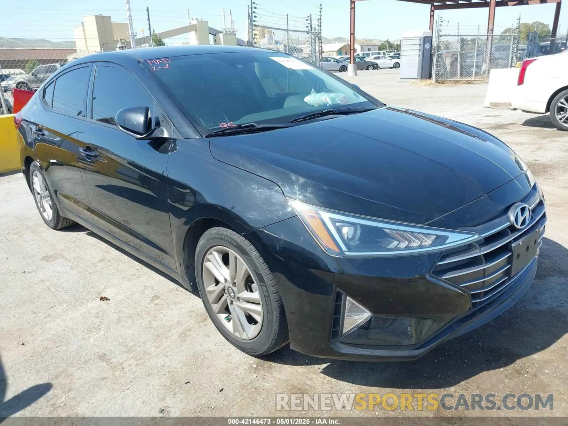 1 fotografías del automóvil dañado 5NPD84LF9LH548247 HYUNDAI ELANTRA 2020