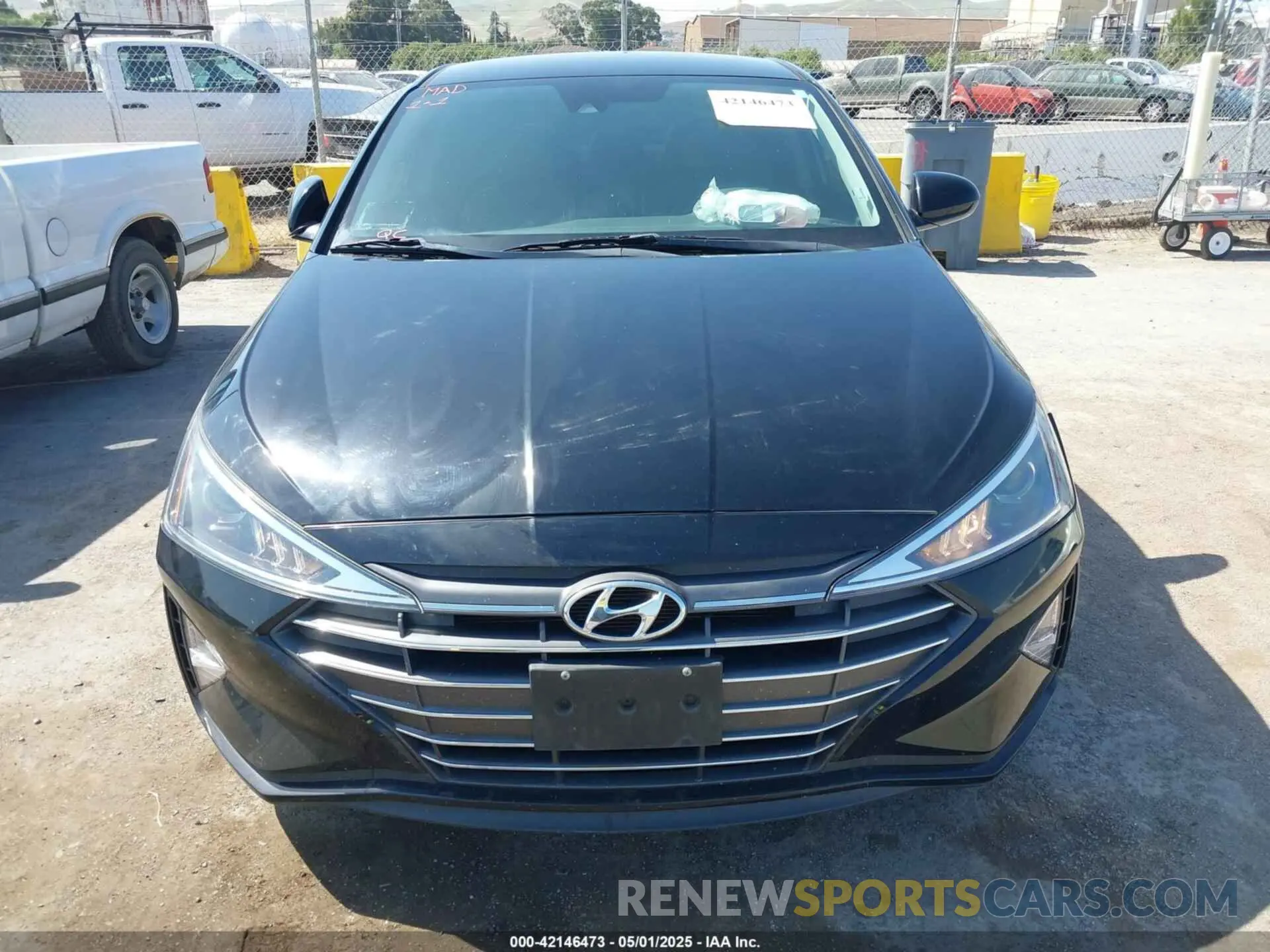 12 fotografías del automóvil dañado 5NPD84LF9LH548247 HYUNDAI ELANTRA 2020