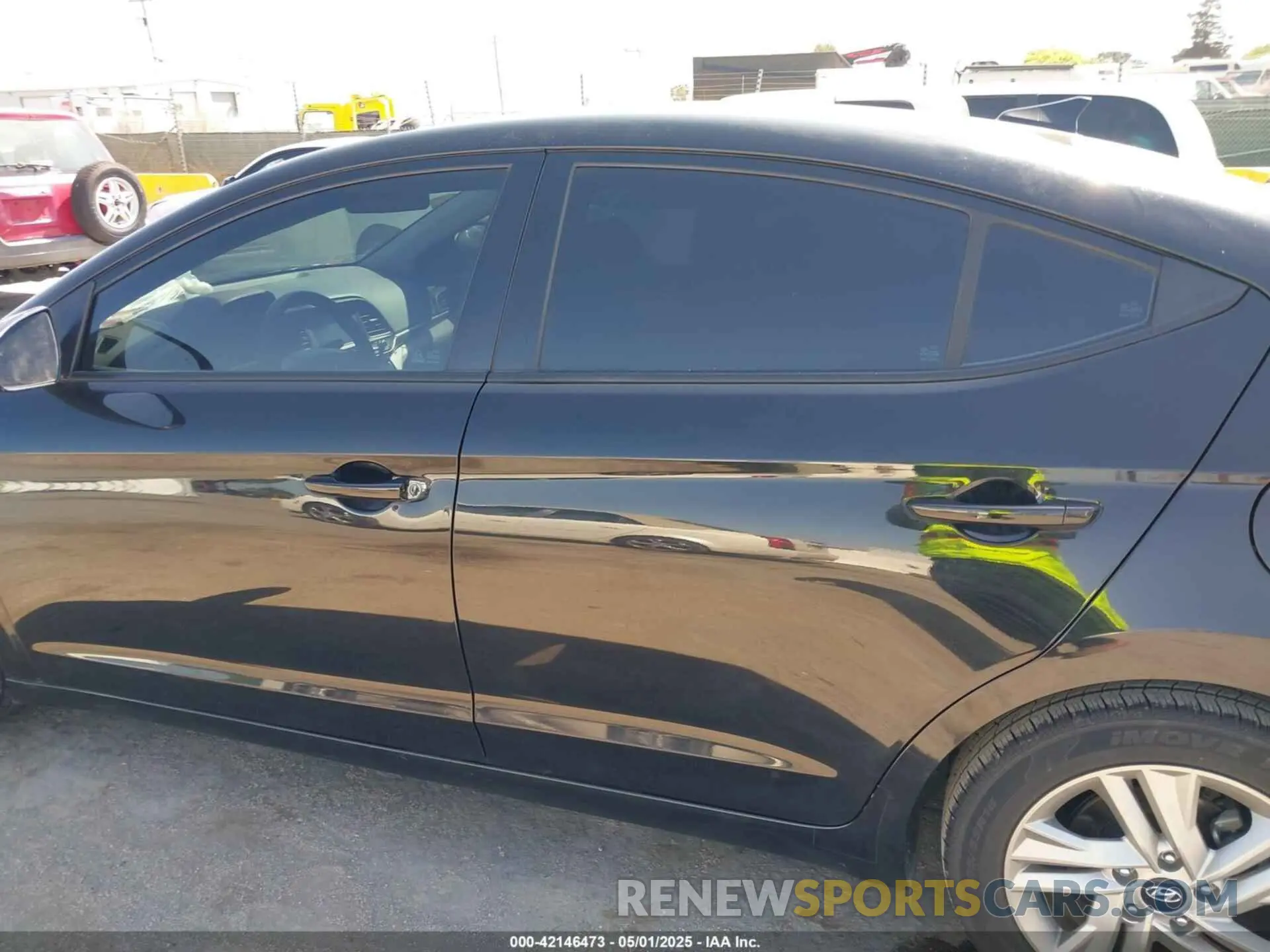 14 fotografías del automóvil dañado 5NPD84LF9LH548247 HYUNDAI ELANTRA 2020