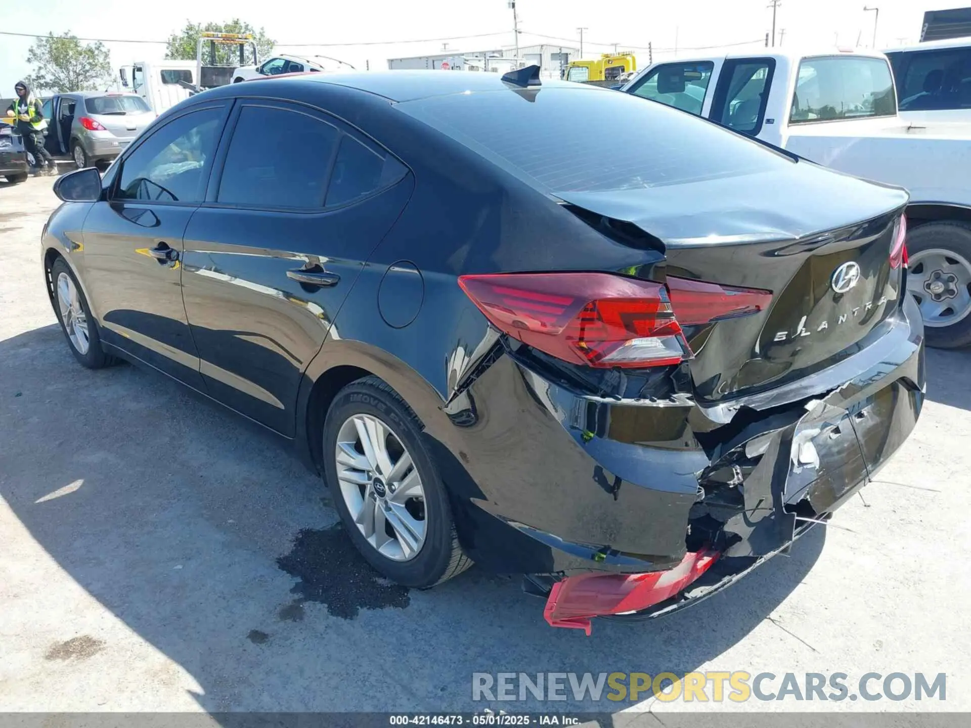 3 fotografías del automóvil dañado 5NPD84LF9LH548247 HYUNDAI ELANTRA 2020