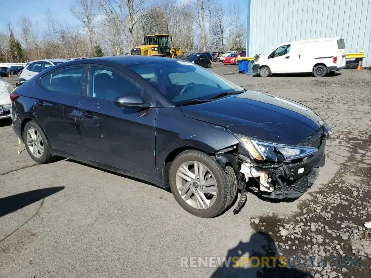 4 fotografías del automóvil dañado 5NPD84LF9LH550628 HYUNDAI ELANTRA 2020