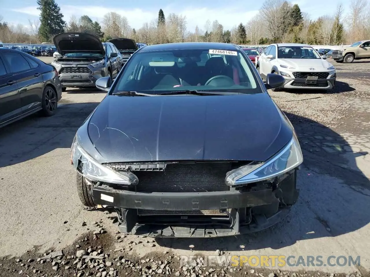 5 fotografías del automóvil dañado 5NPD84LF9LH550628 HYUNDAI ELANTRA 2020