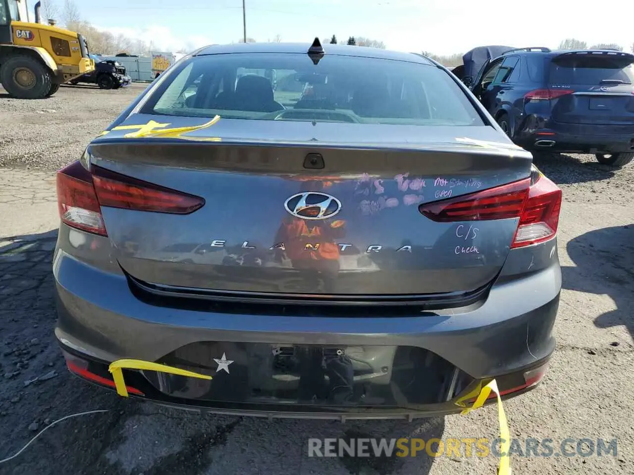6 fotografías del automóvil dañado 5NPD84LF9LH550628 HYUNDAI ELANTRA 2020